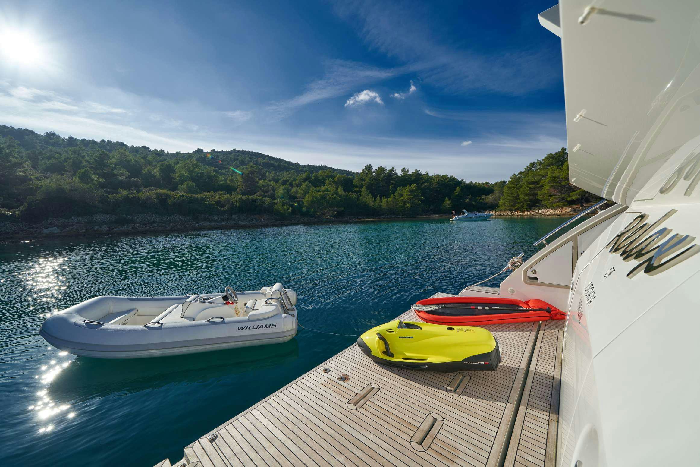 boats on the water aboard AZIMUT 72 - RELAX OF Yacht for Charter