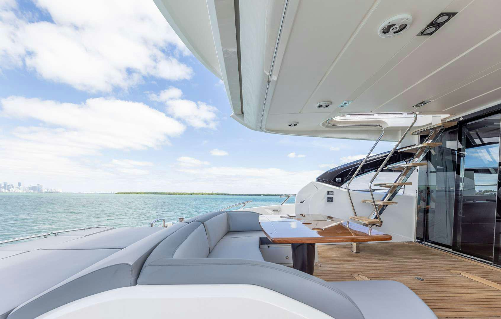 a boat on the water aboard SNOWBIRD Yacht for Charter