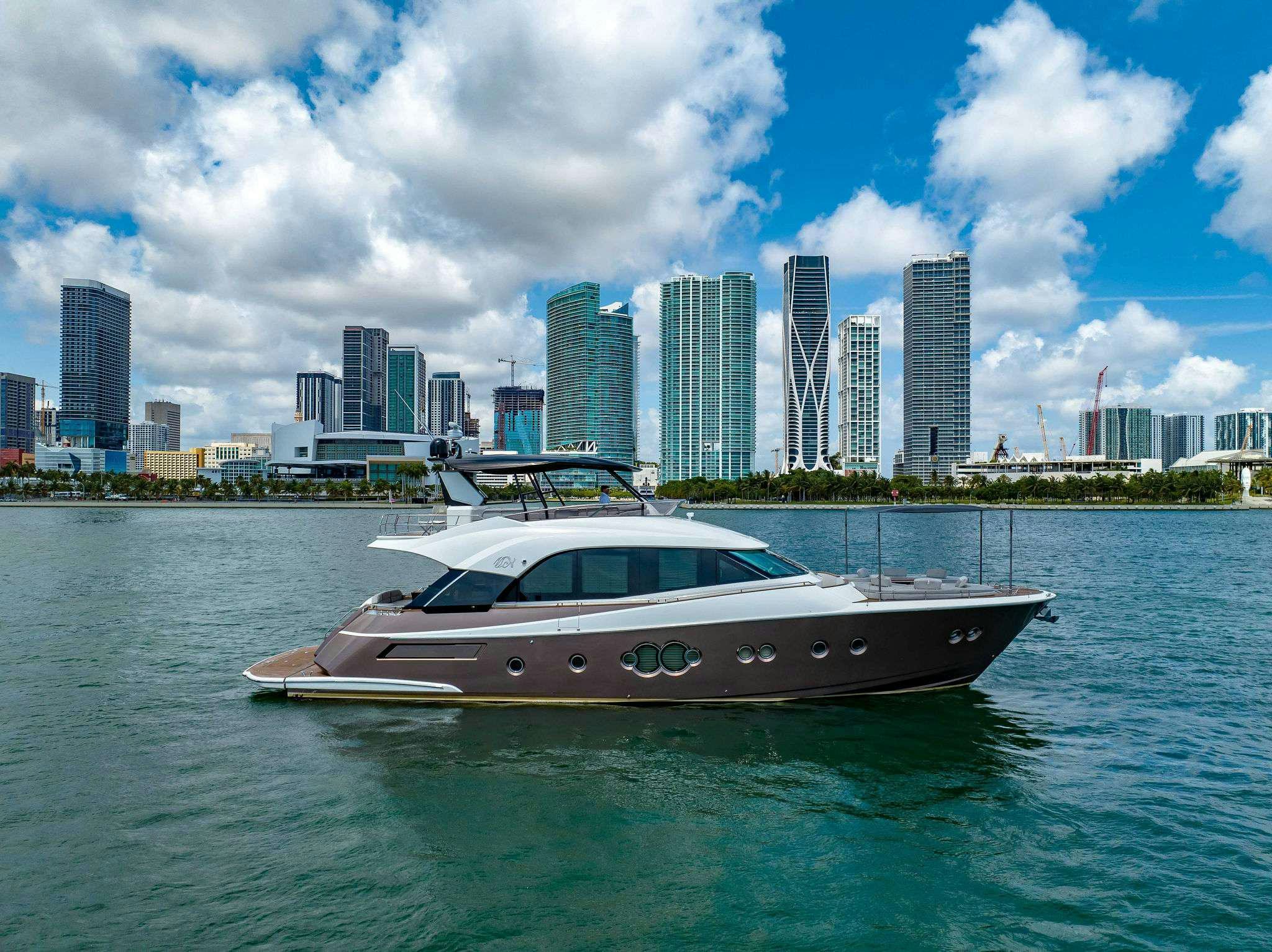 a boat in the water aboard VOLO Yacht for Charter