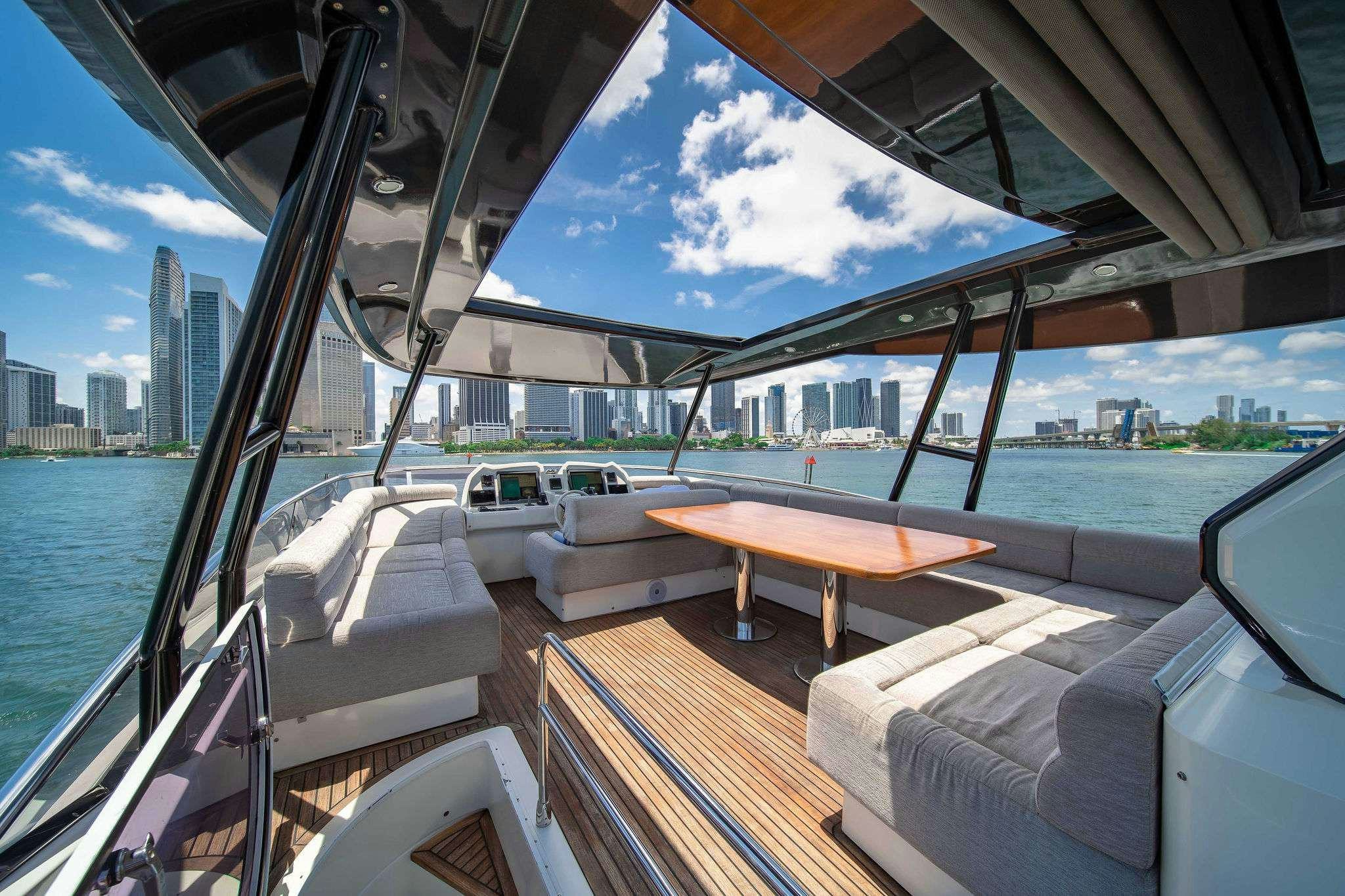 a boat on the water aboard VOLO Yacht for Charter