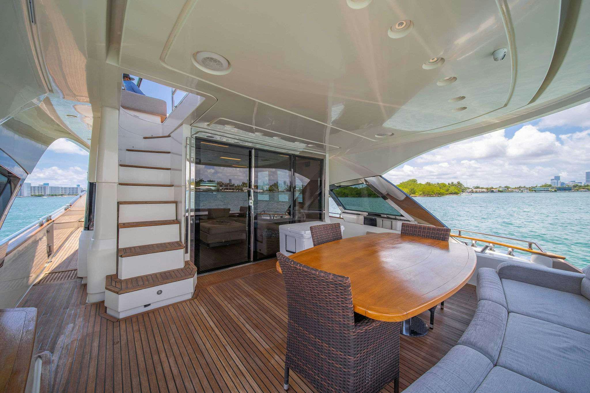 a boat on the water aboard VOLO Yacht for Charter