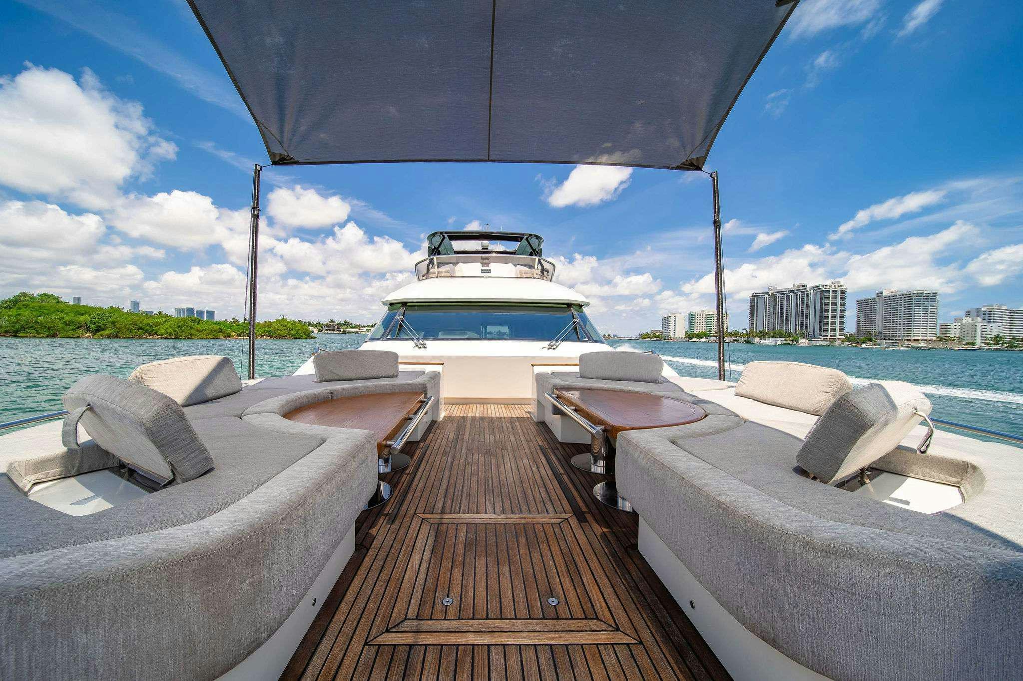 a boat on a dock aboard VOLO Yacht for Charter