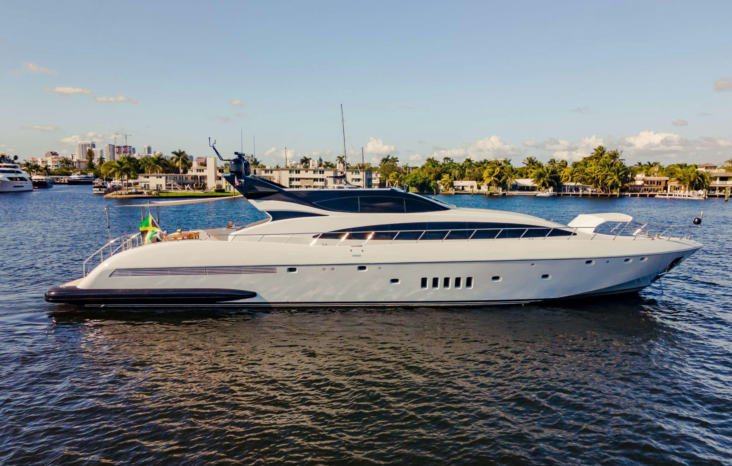 a boat on the water aboard 7 KNOTS  Yacht for Charter