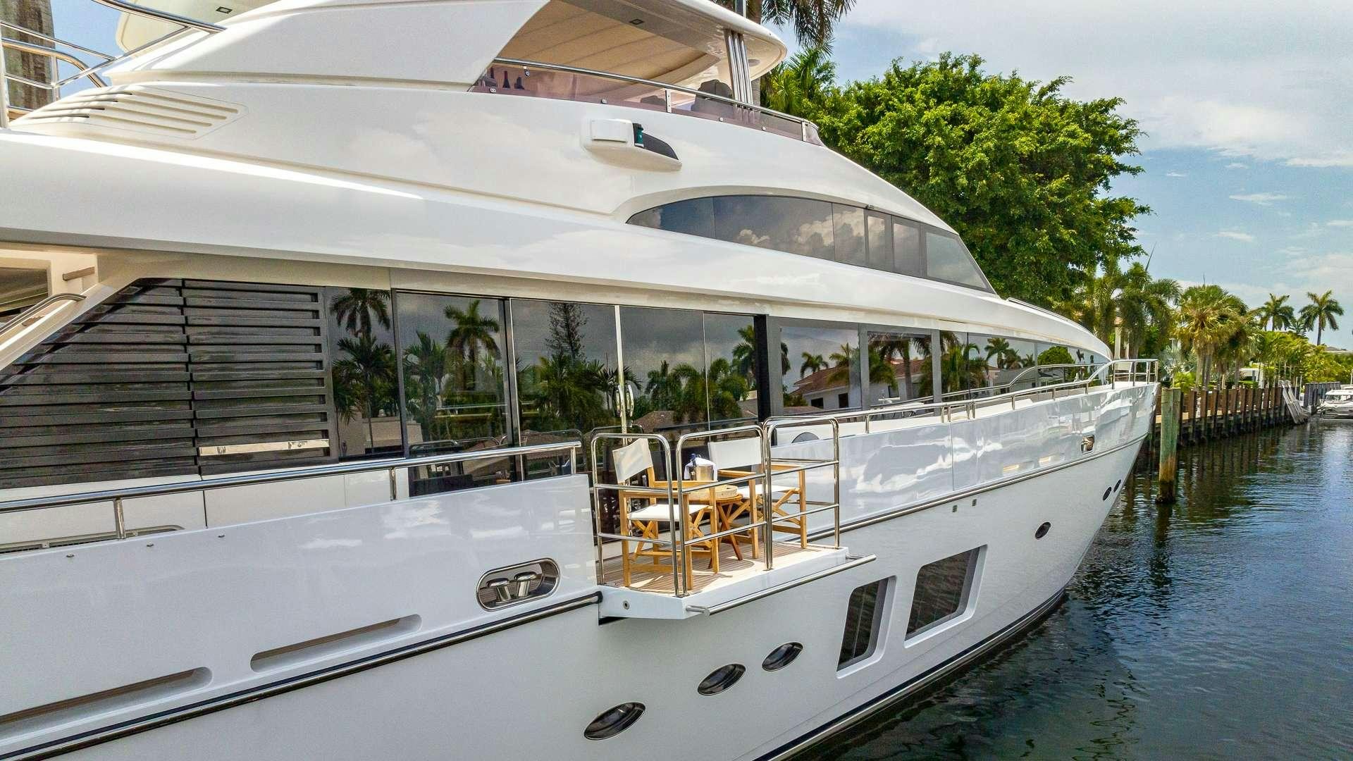 a boat on the water aboard BEACHFRONT II Yacht for Charter