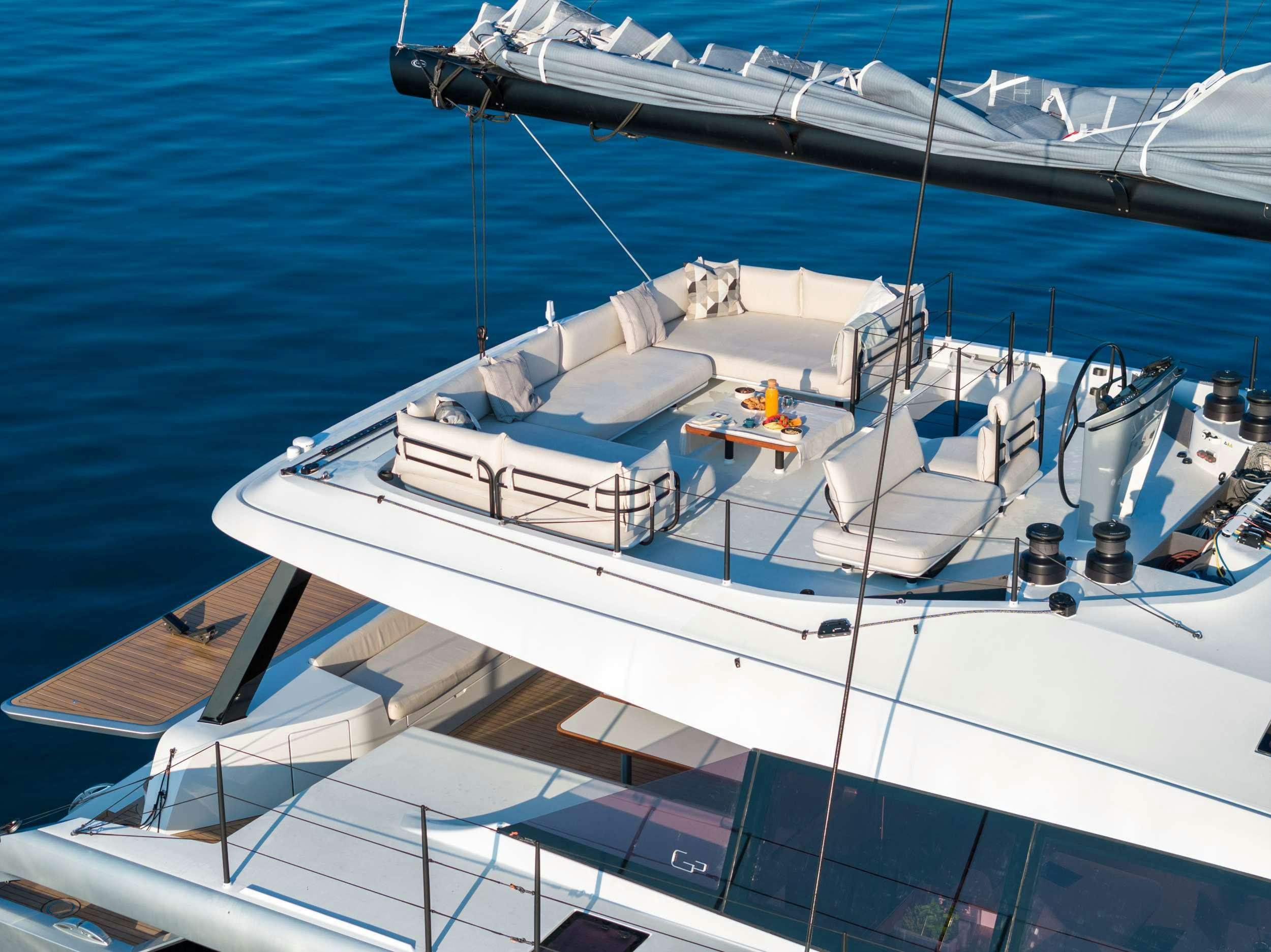 a boat on the water aboard WONDERFUL Yacht for Charter