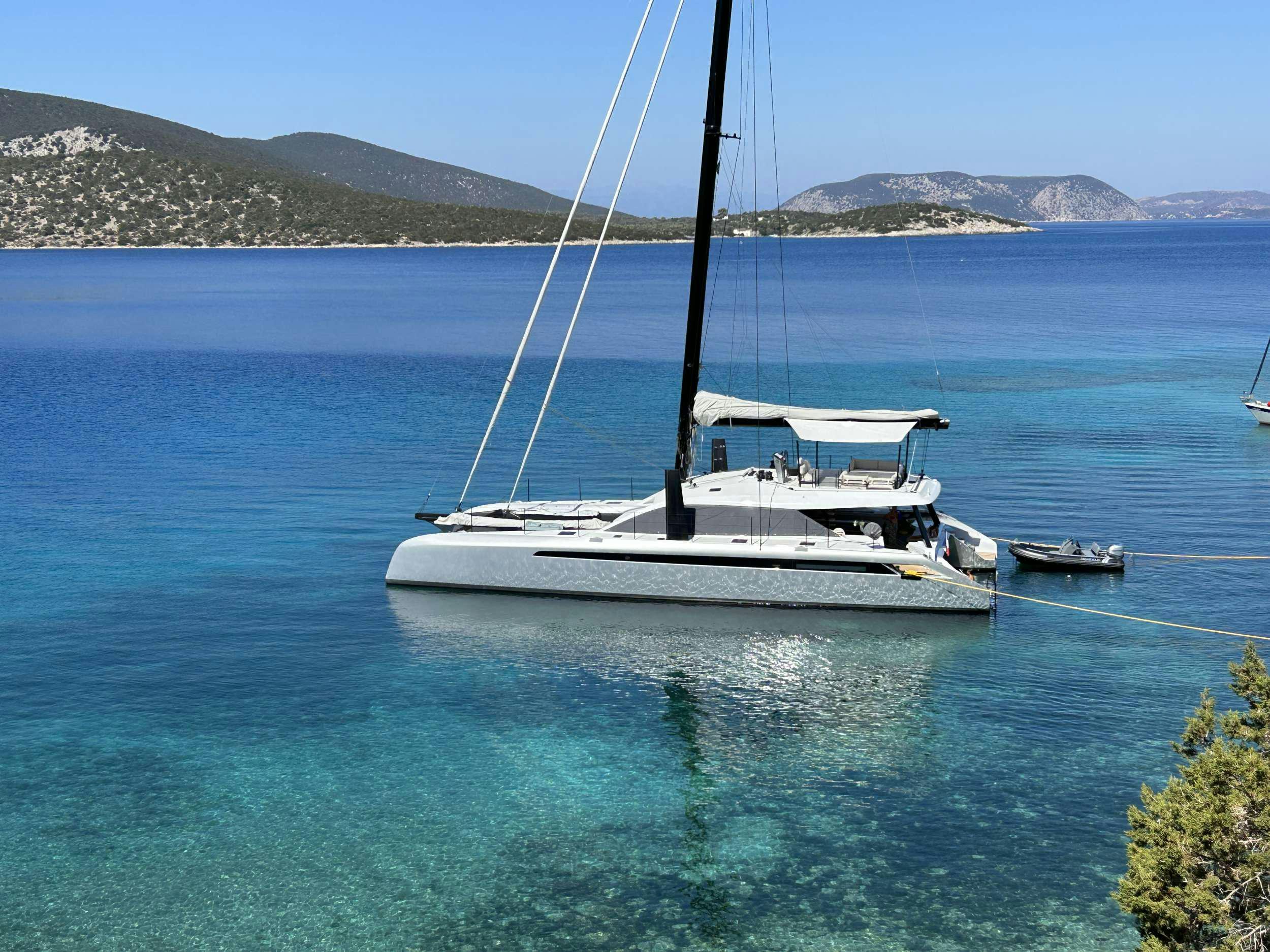 a boat on the water aboard WONDERFUL Yacht for Charter