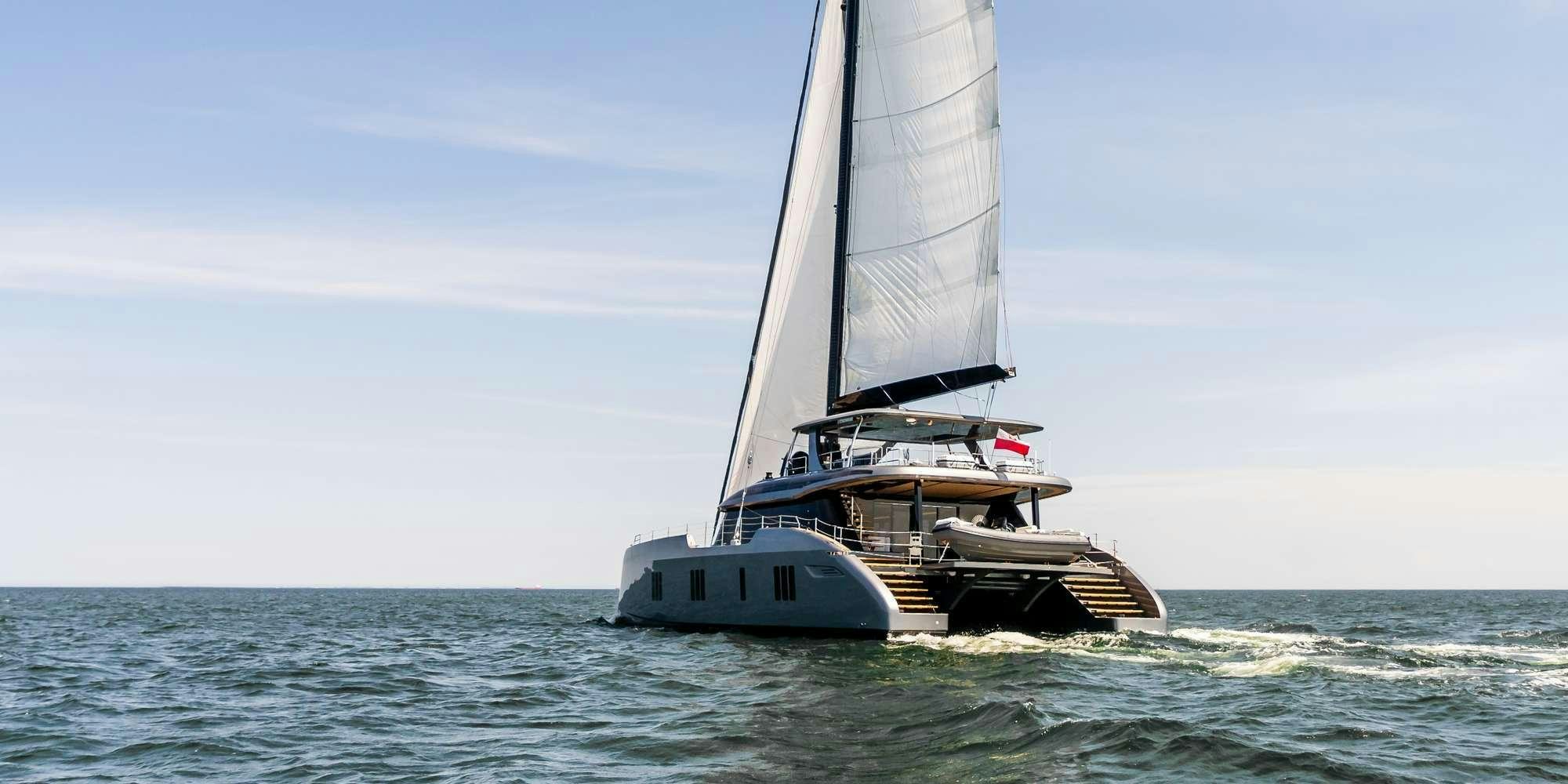 a boat on the water aboard APOLLO 99 Yacht for Charter
