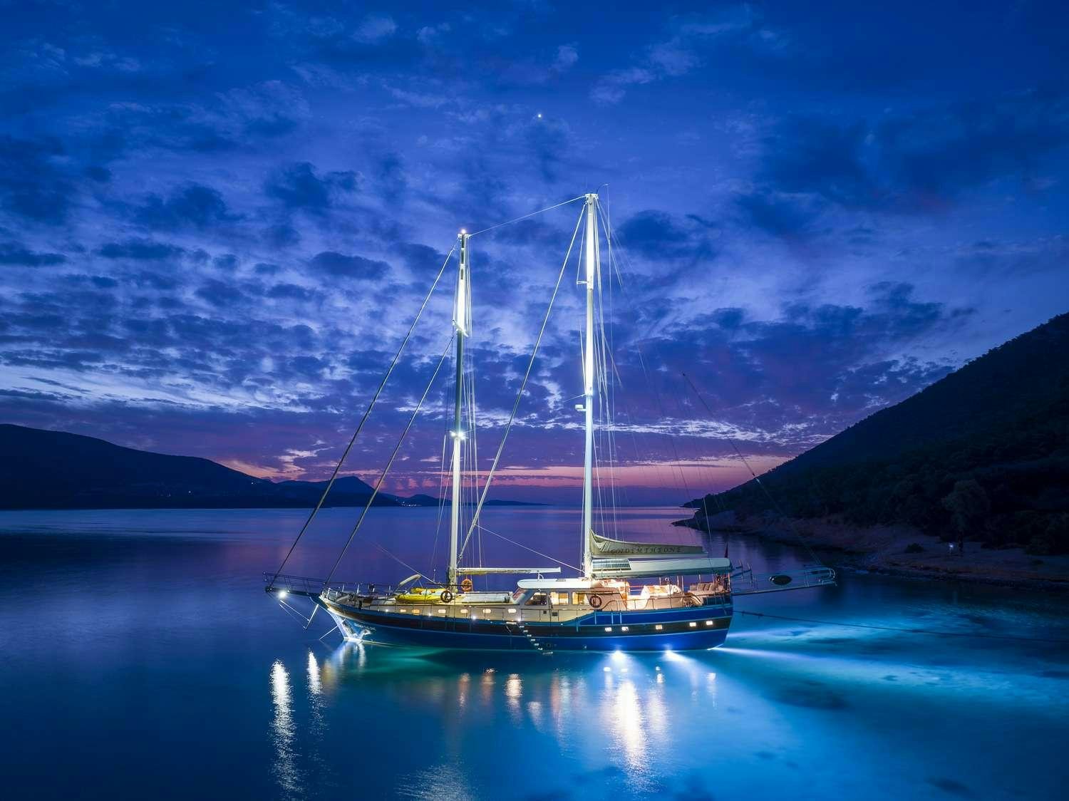 a boat on the water aboard GOZDEM THE ONE Yacht for Charter
