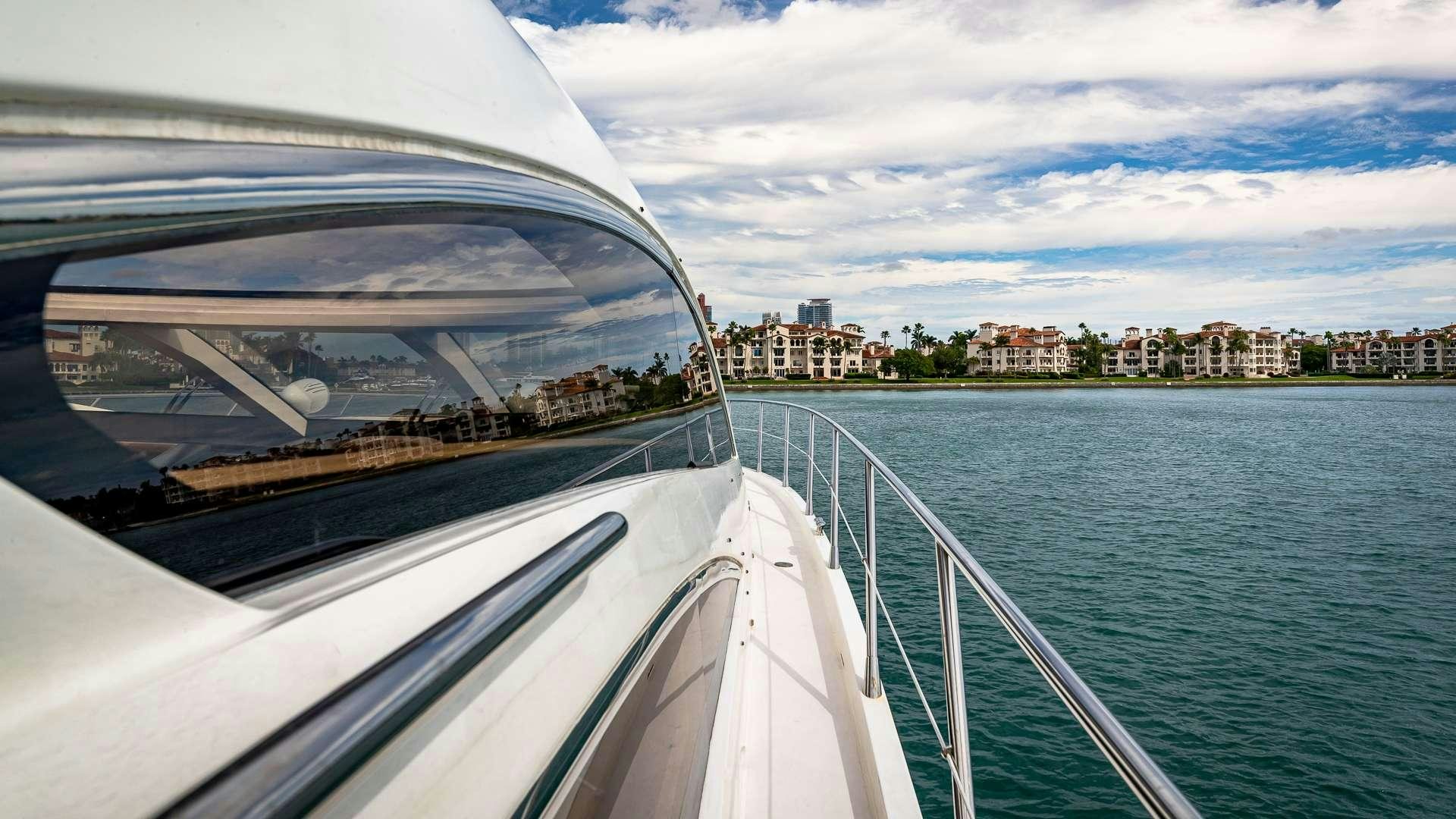 a boat on the water aboard AQUAHOLIC Yacht for Charter