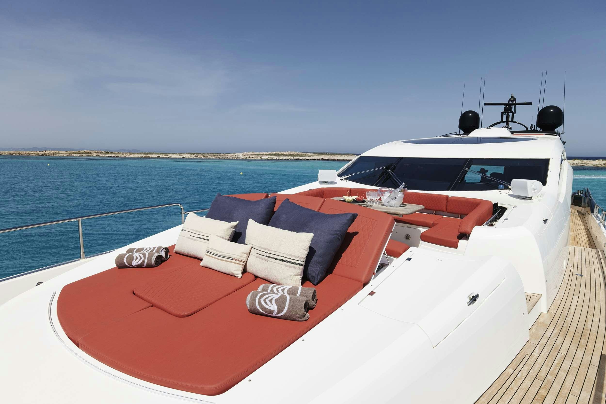 a boat on the water aboard UM7 Yacht for Charter
