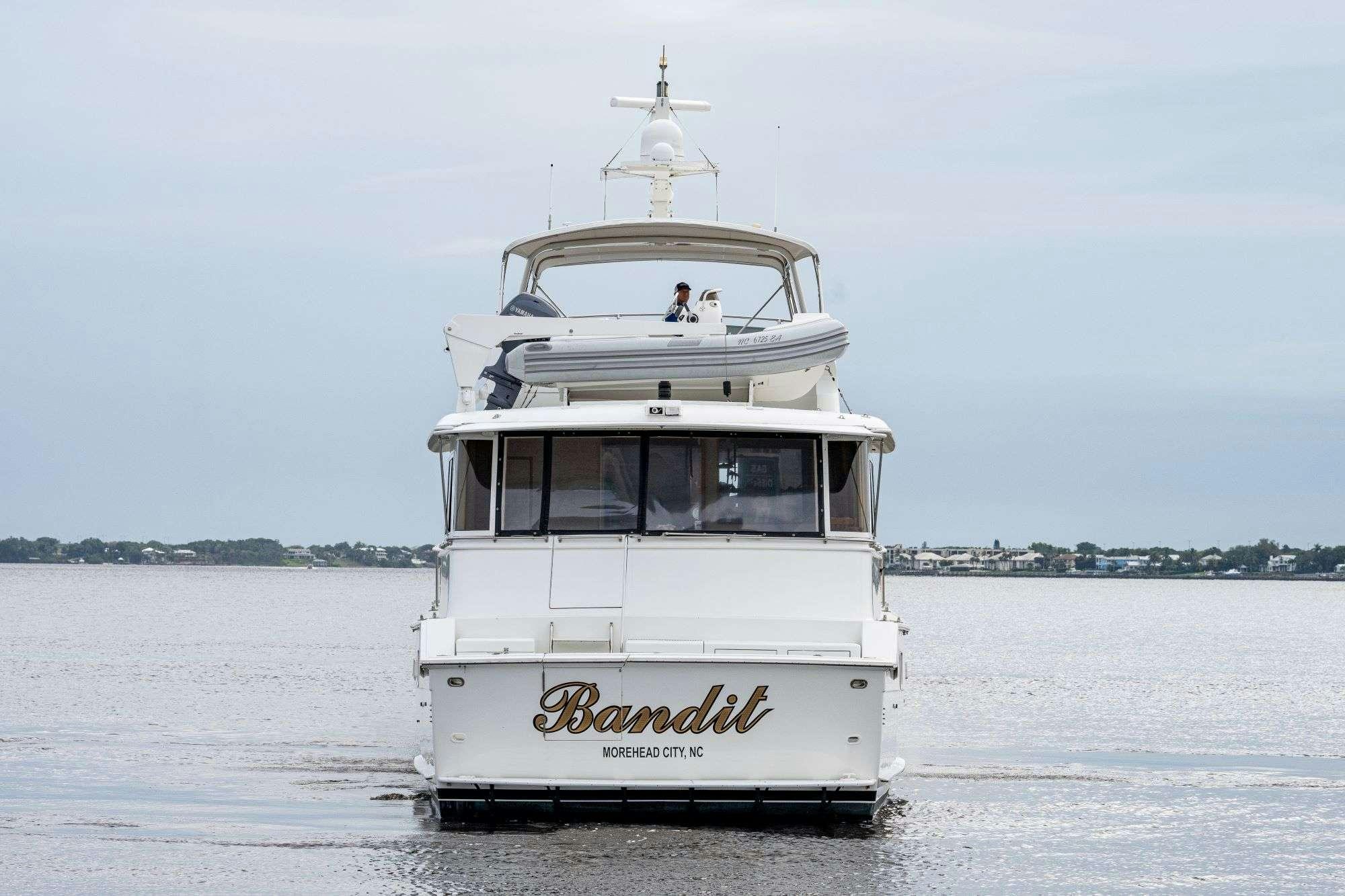 a boat on the water aboard BANDIT Yacht for Charter