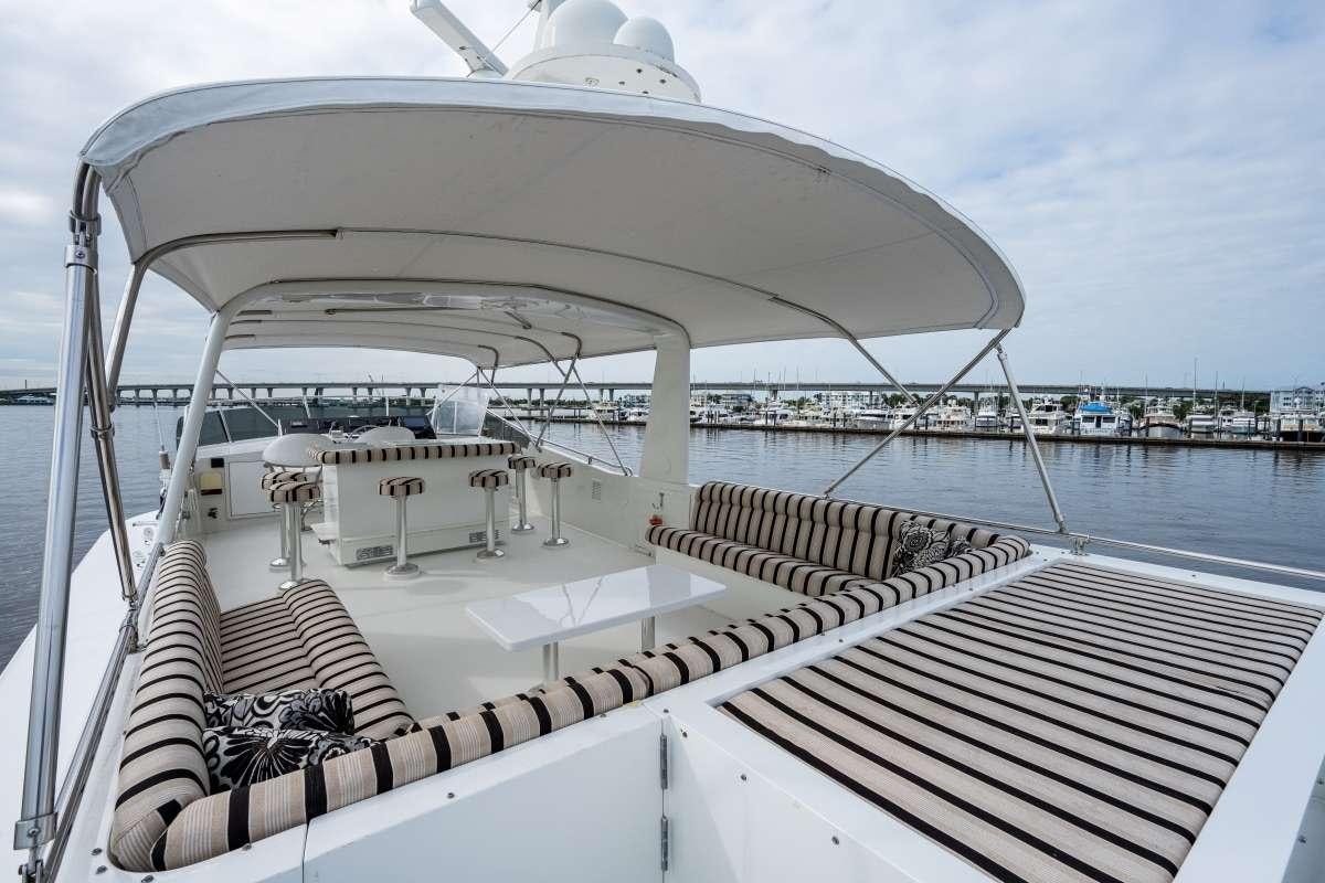 a boat on the water aboard BANDIT Yacht for Charter