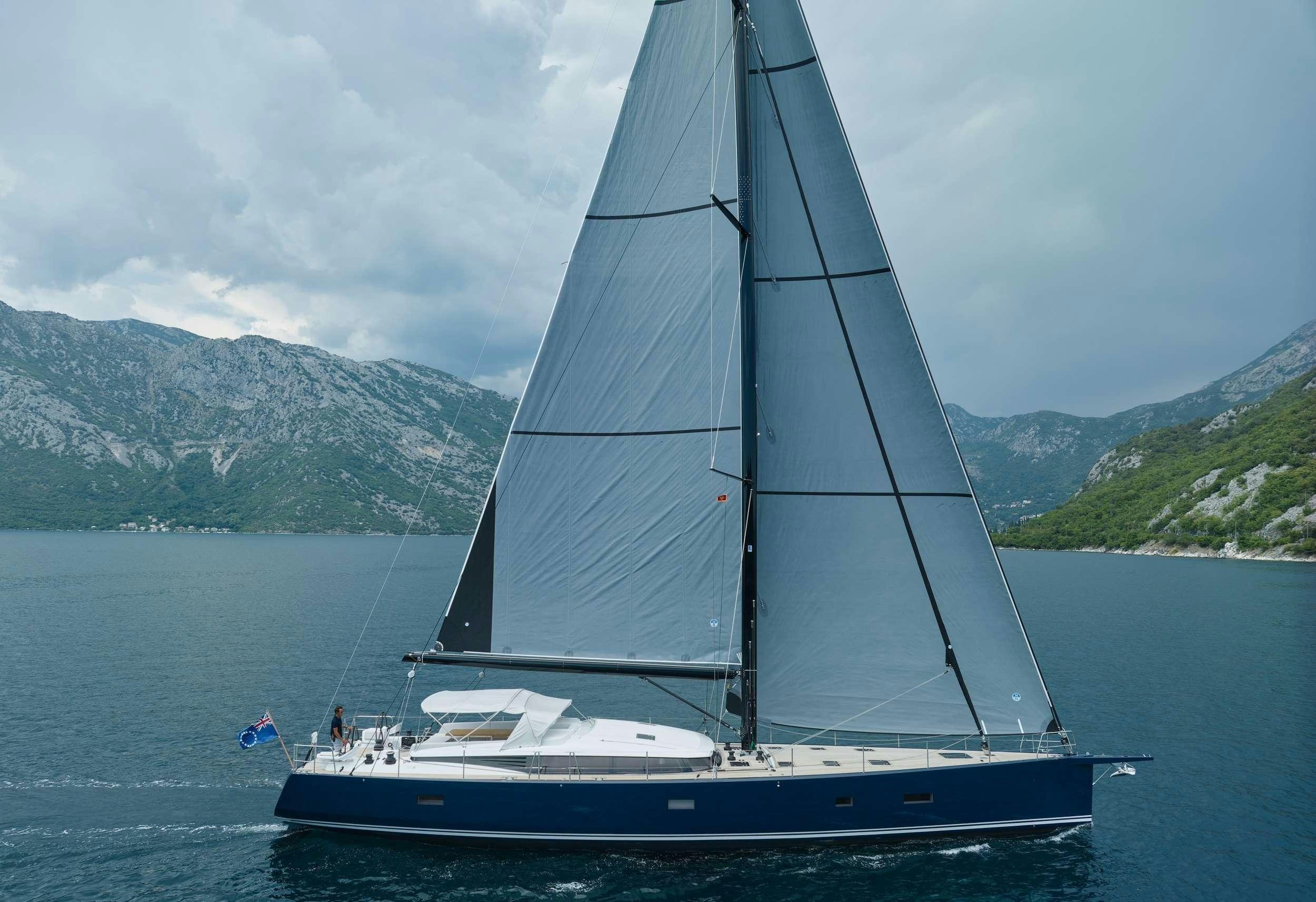 a boat on the water aboard GRATEFUL Yacht for Charter