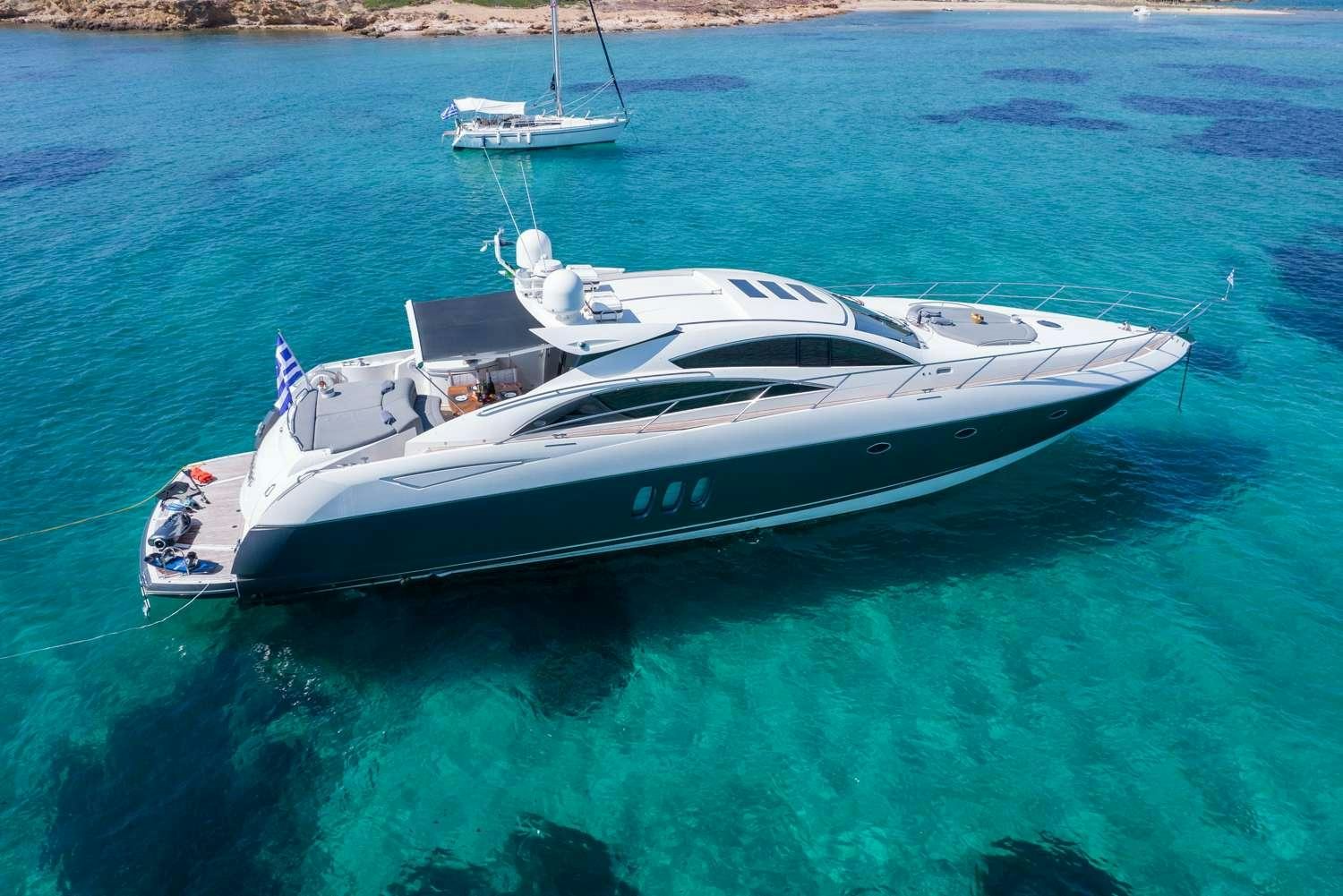 a boat on the water aboard ELENTARI Yacht for Charter