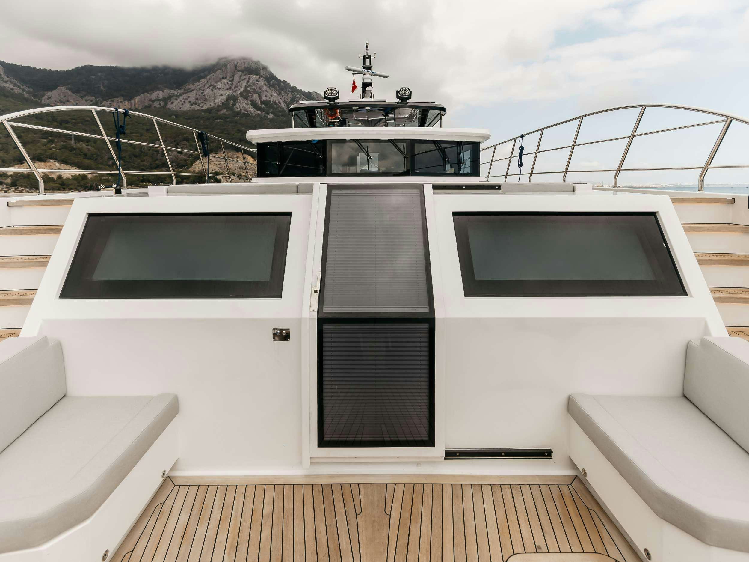a boat on a boat aboard PAPILLON Yacht for Charter