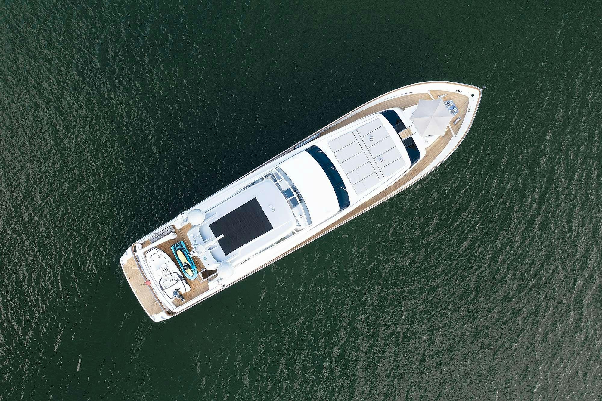 a boat in the water aboard DADDY Yacht for Charter