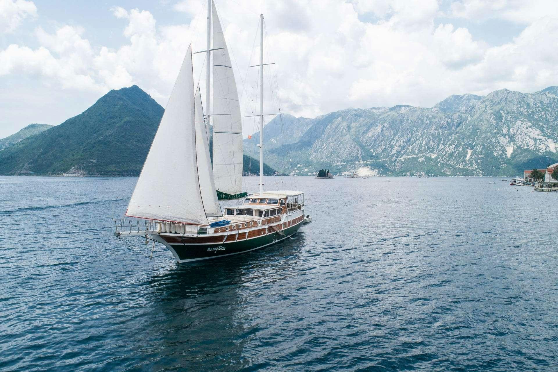 a sailboat on the water aboard SADRI USTA Yacht for Charter