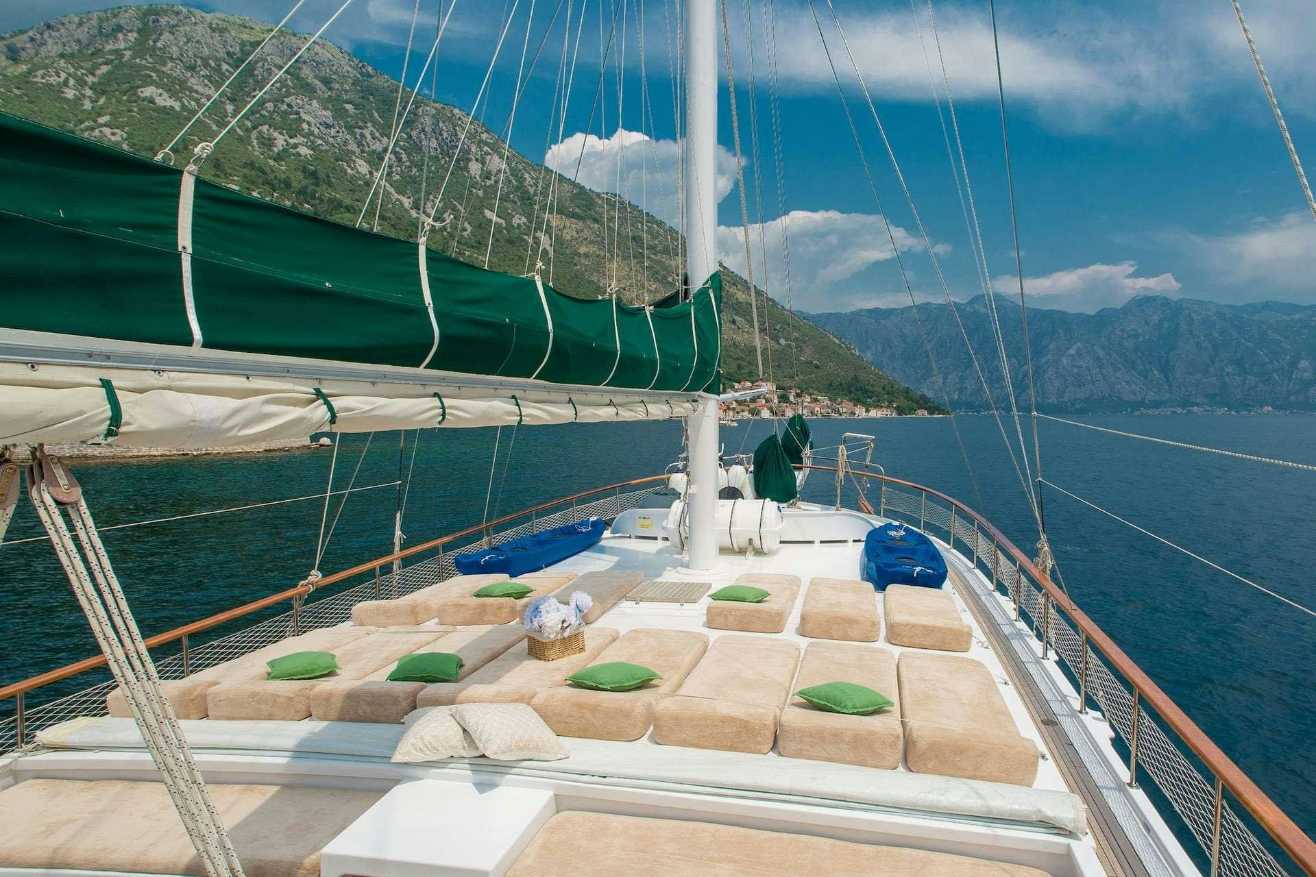 a boat on the water aboard SADRI USTA Yacht for Charter