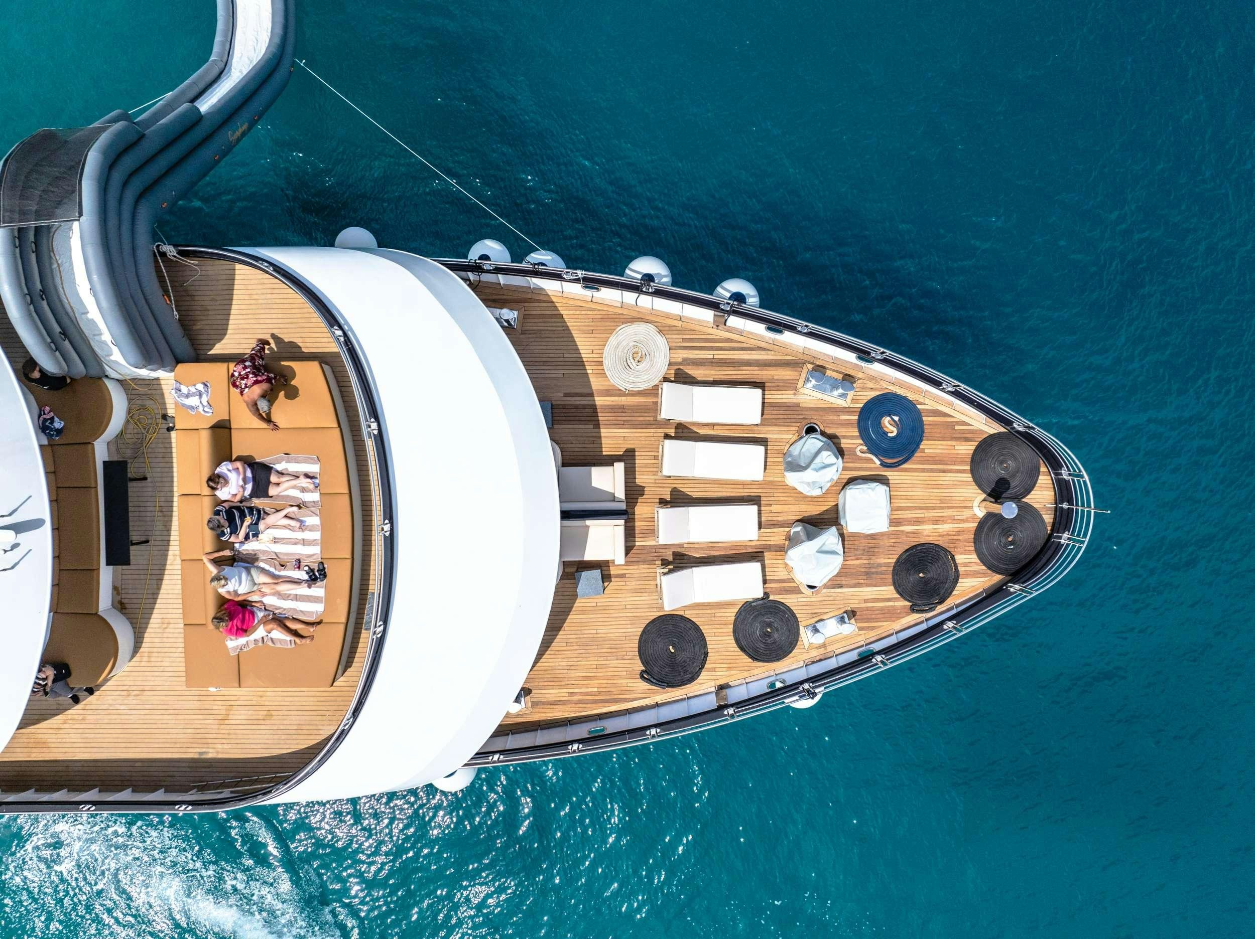 a close-up of a toy aboard ARETHA Yacht for Charter