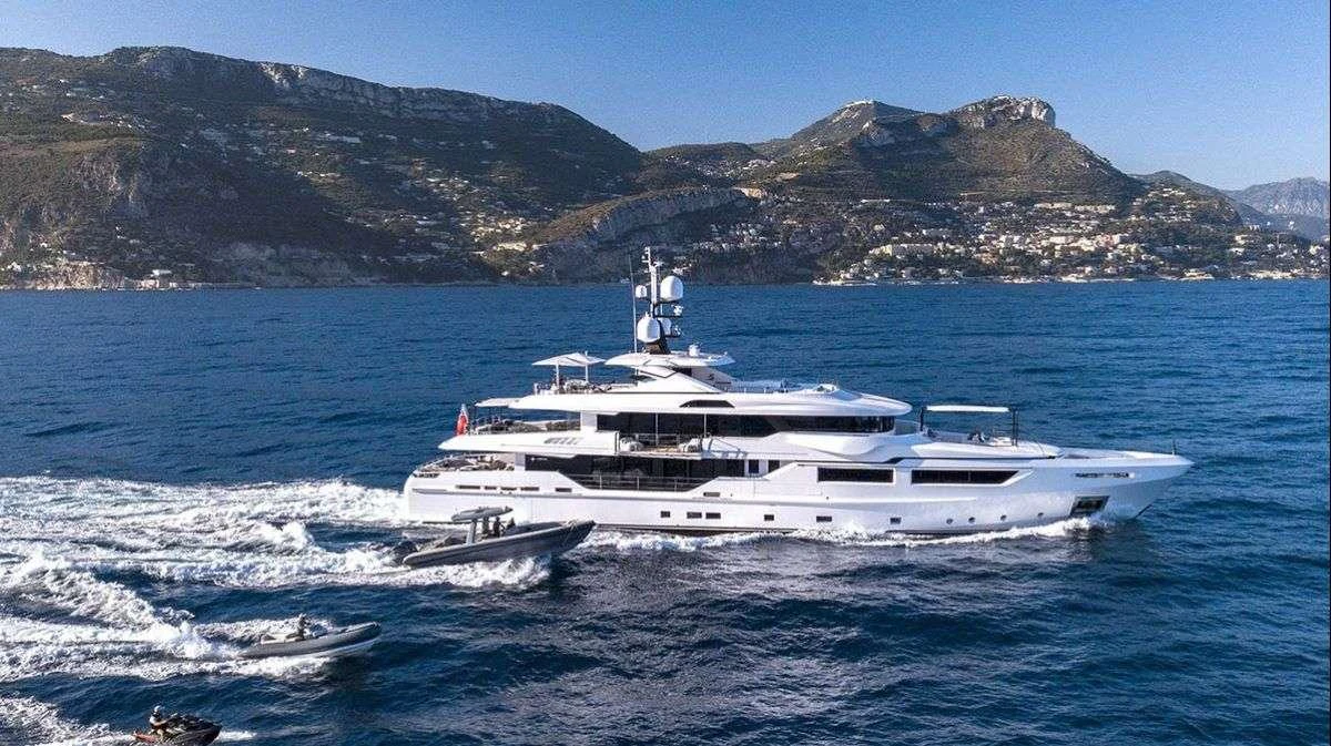 a boat on the water aboard AXIOS Yacht for Charter