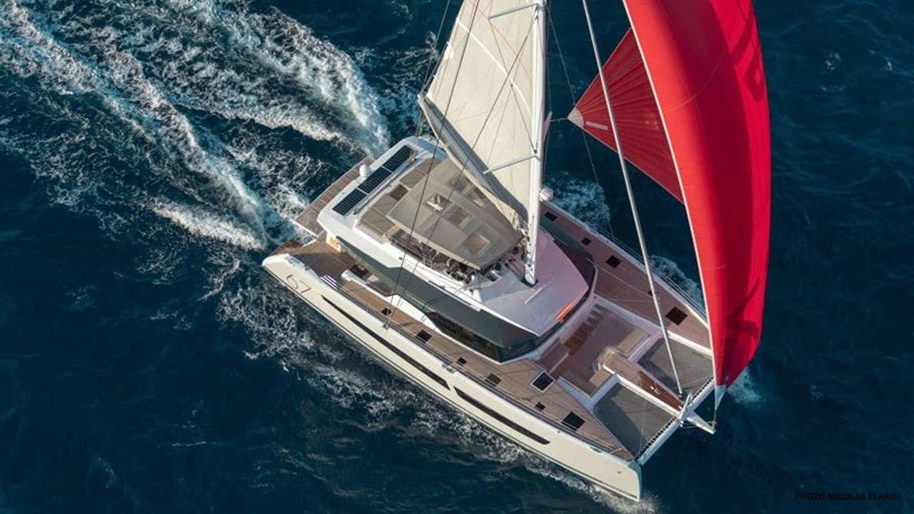 a boat on the water aboard BREIZILE ONE Yacht for Charter