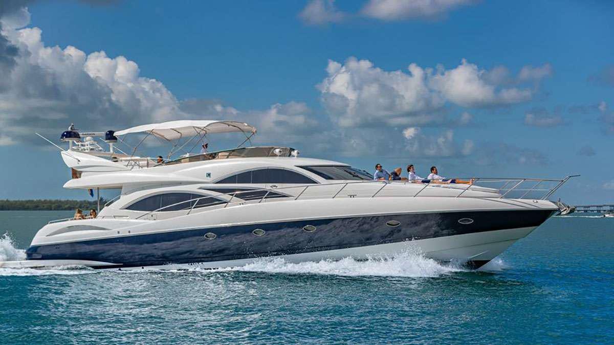 a boat on the water aboard GIULI Yacht for Charter