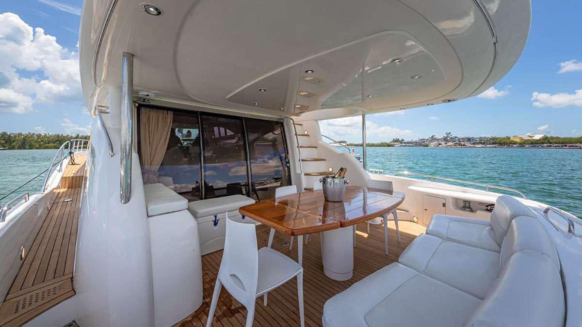 a boat on the water aboard GIULI Yacht for Charter