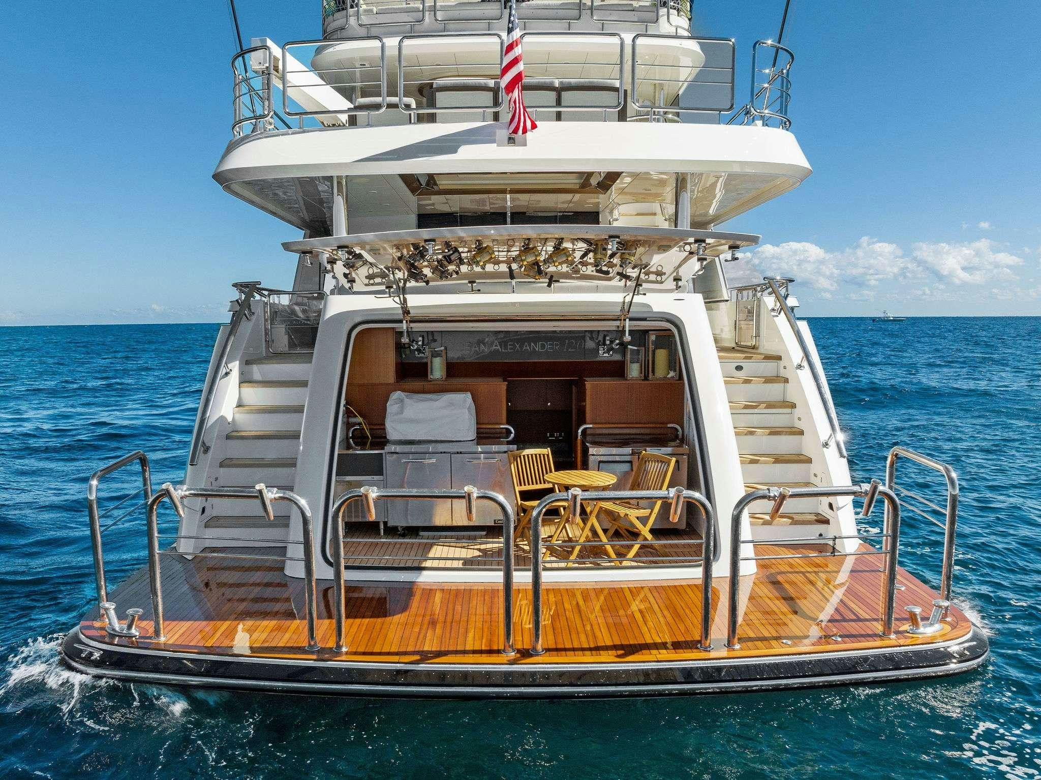 a boat on the water aboard LONG AWEIGHTED Yacht for Charter