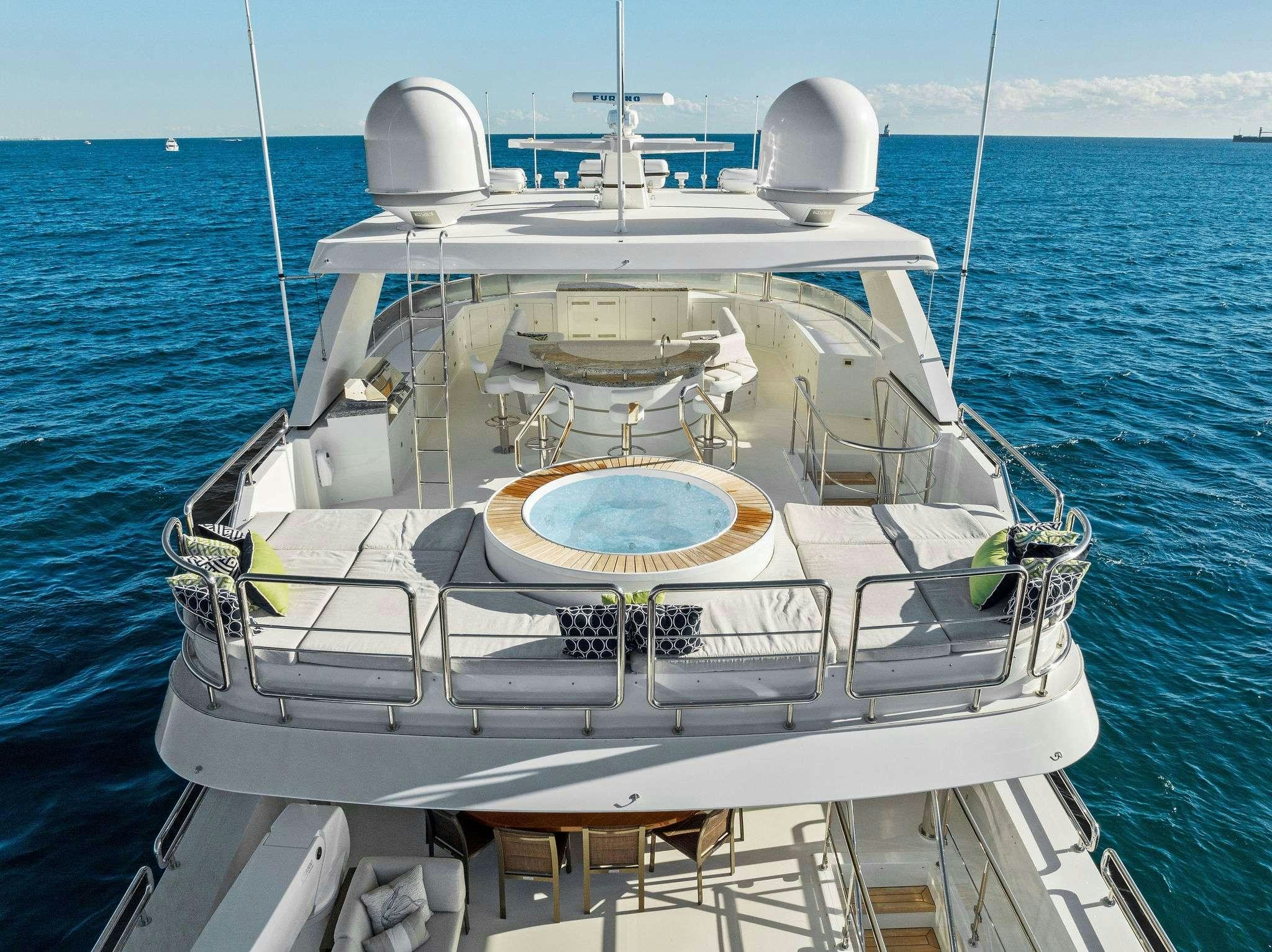 a boat on the water aboard LONG AWEIGHTED Yacht for Charter