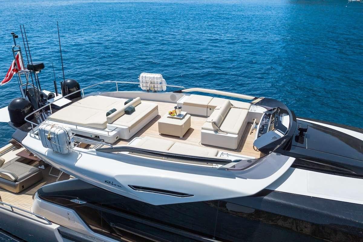 a boat on the water aboard KAR Yacht for Charter