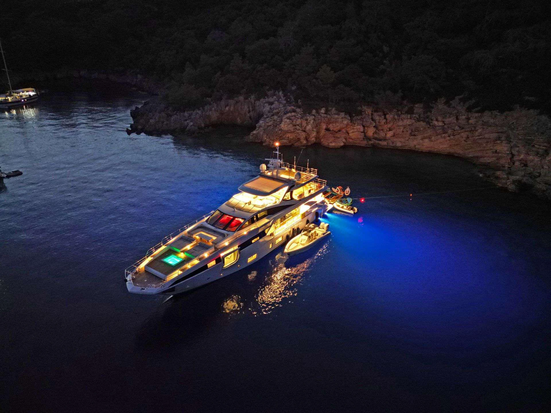 a boat on the water aboard 116 YACHT Yacht for Charter
