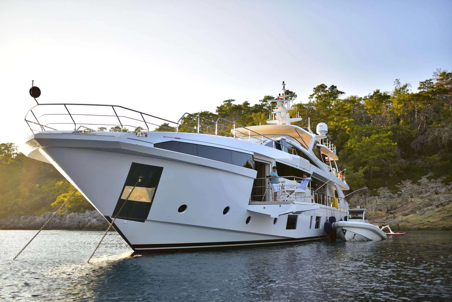a boat on the water aboard 116 YACHT Yacht for Charter