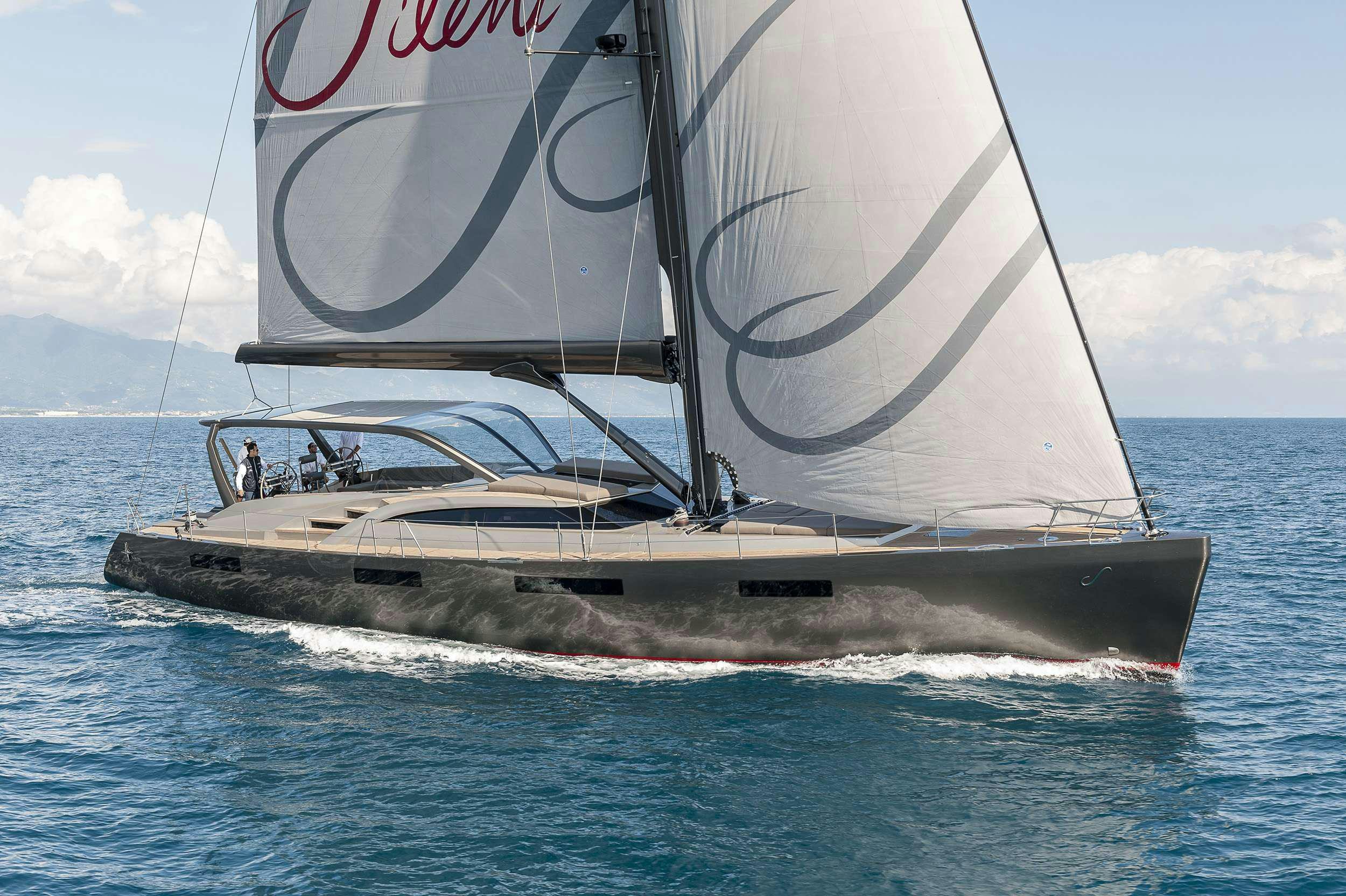 a sailboat on the water aboard GIGRECA Yacht for Charter