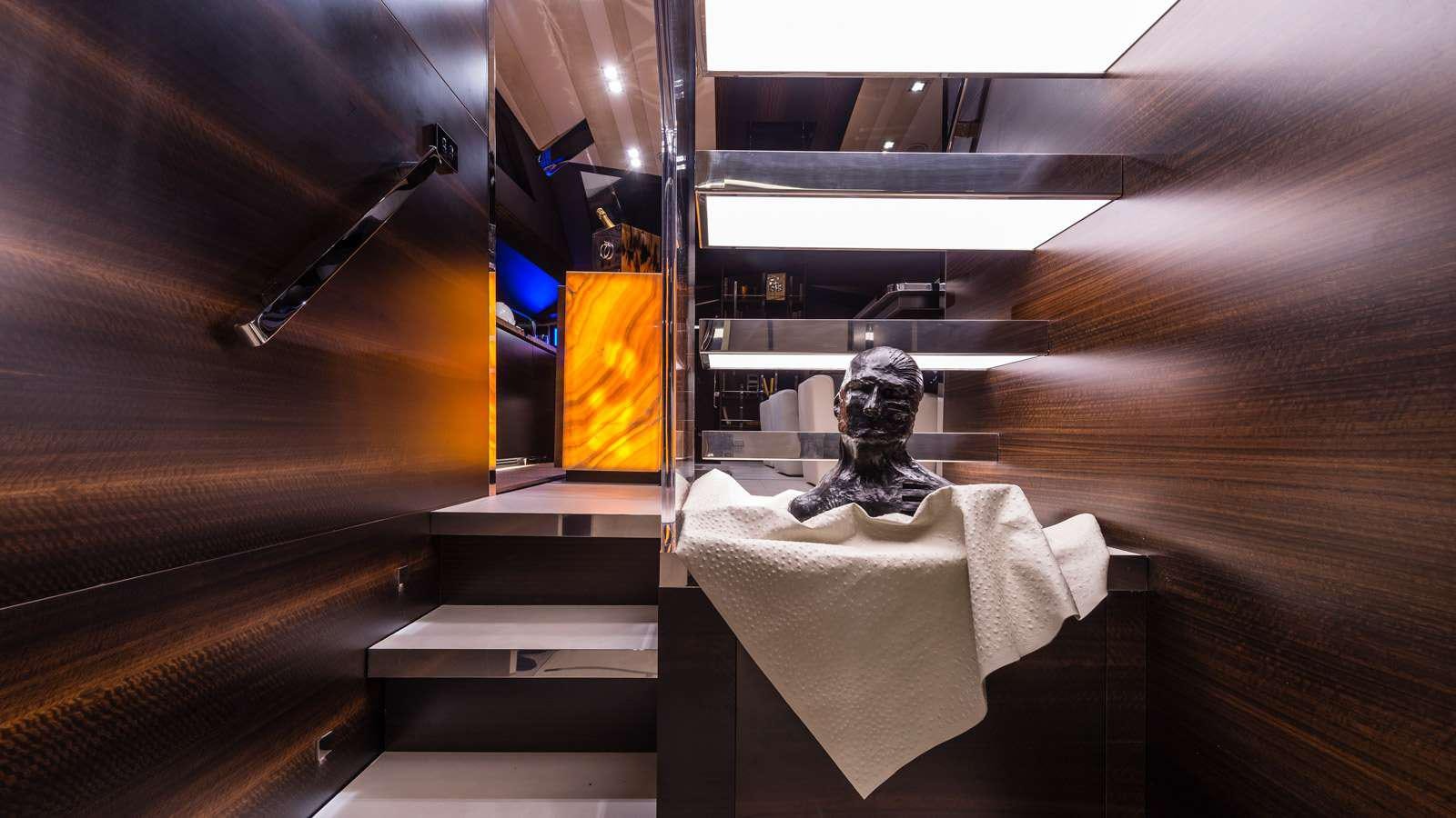 a person in a costume aboard GIGRECA Yacht for Charter