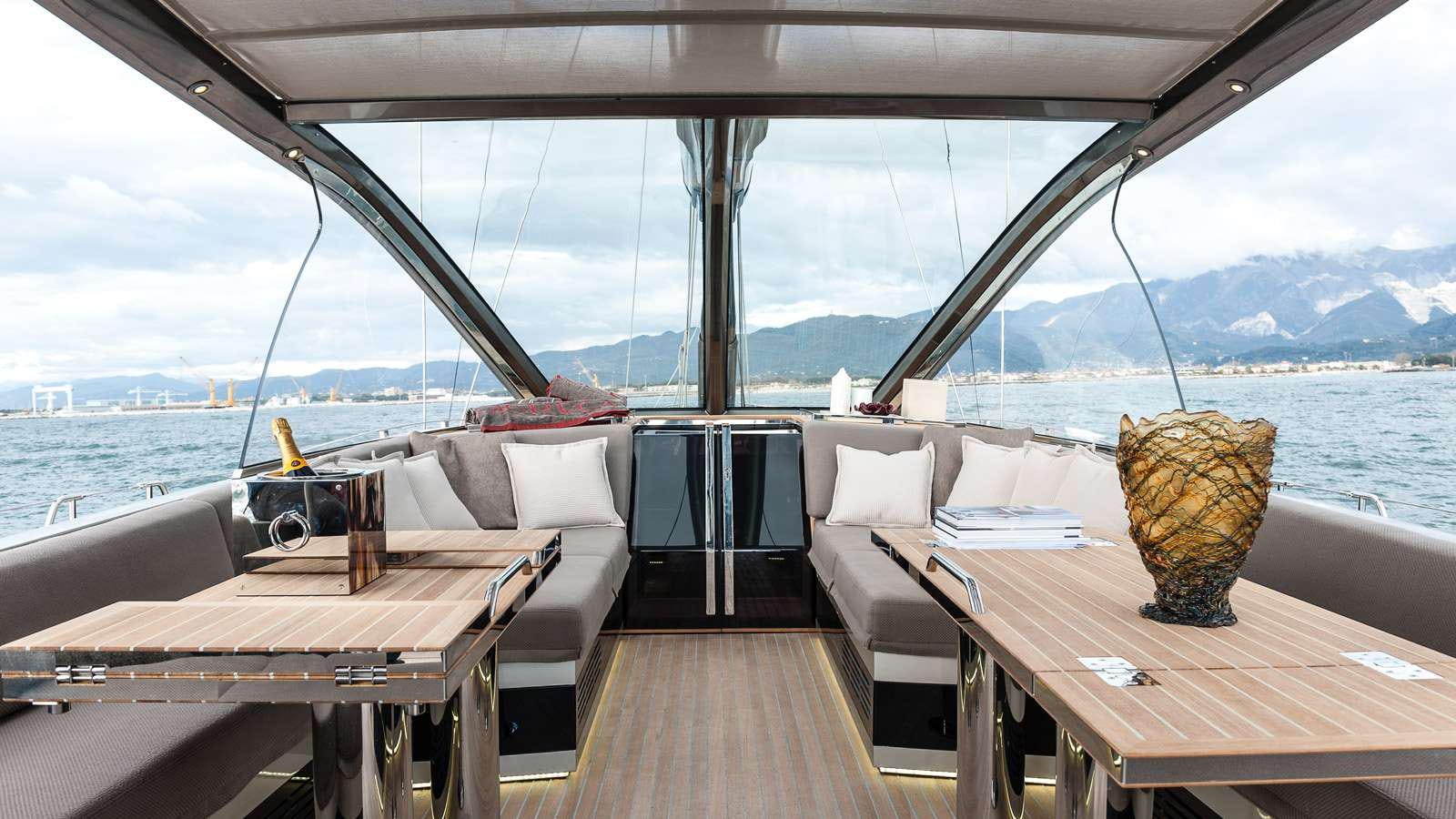 a boat on the water aboard GIGRECA Yacht for Charter