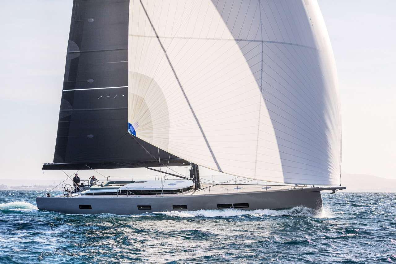a boat sailing on the sea aboard YUME Yacht for Charter