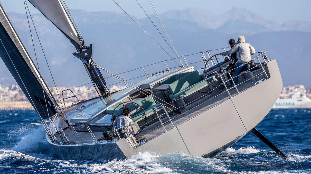 a boat with people on it aboard YUME Yacht for Charter