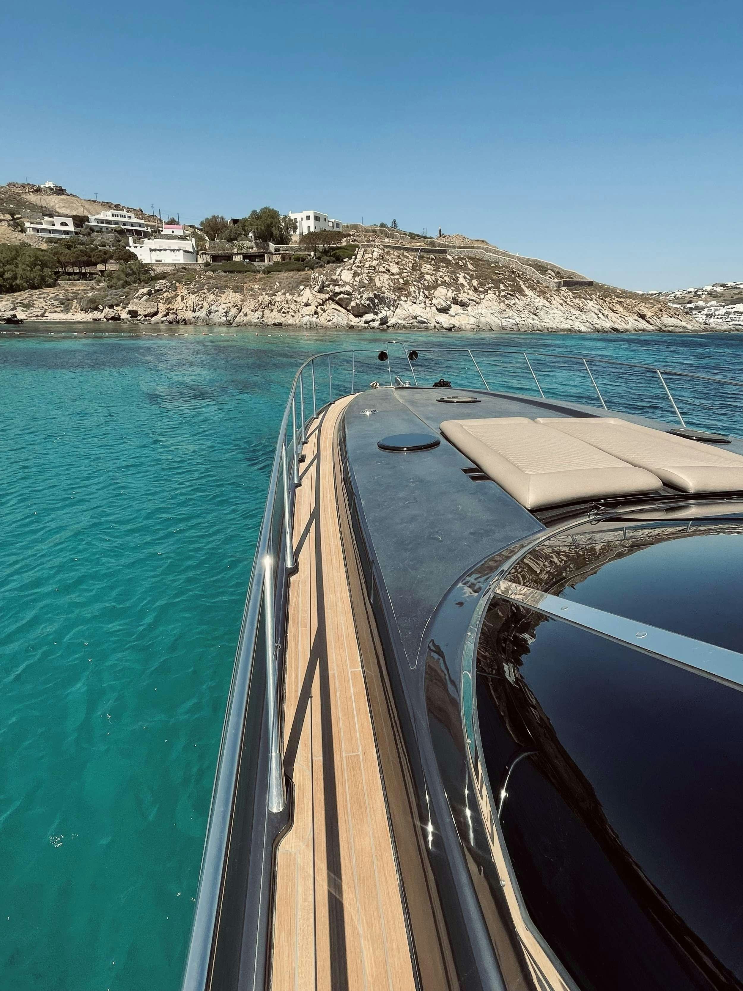 a boat on the water aboard 007 Yacht for Charter
