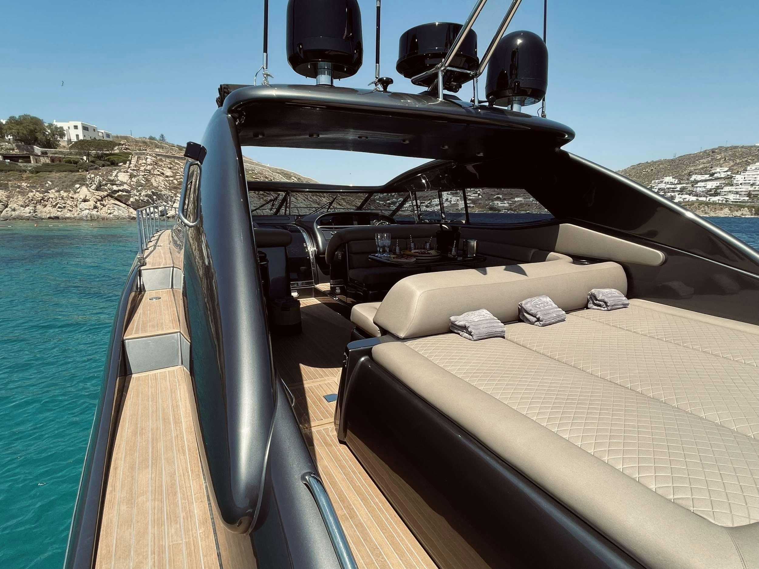 a boat on the water aboard 007 Yacht for Charter