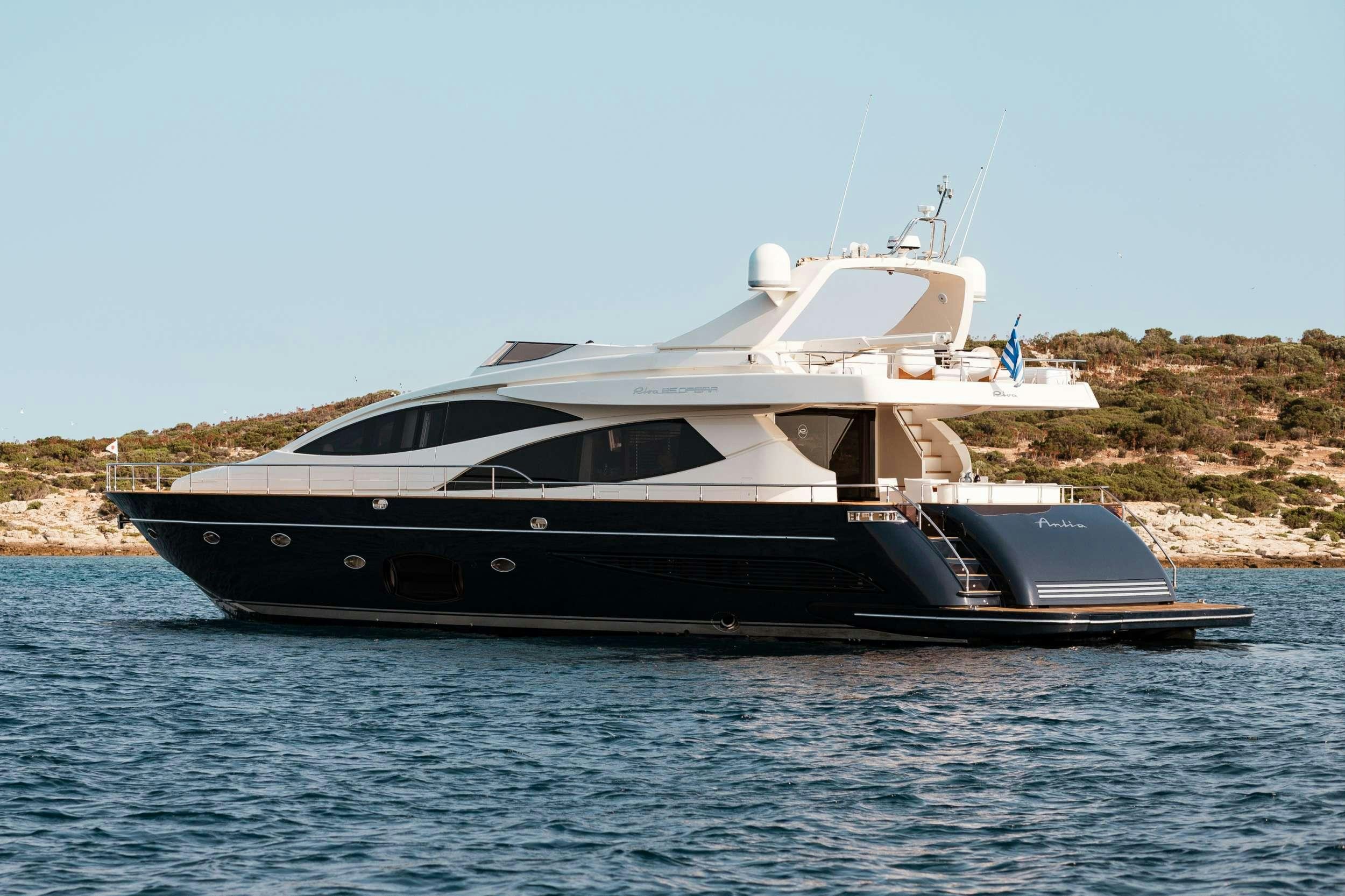 a boat on the water aboard ANLIA Yacht for Charter
