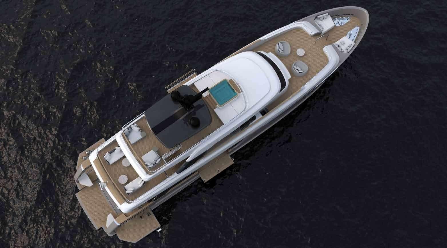 a space ship in space aboard UNIQUE S Yacht for Charter