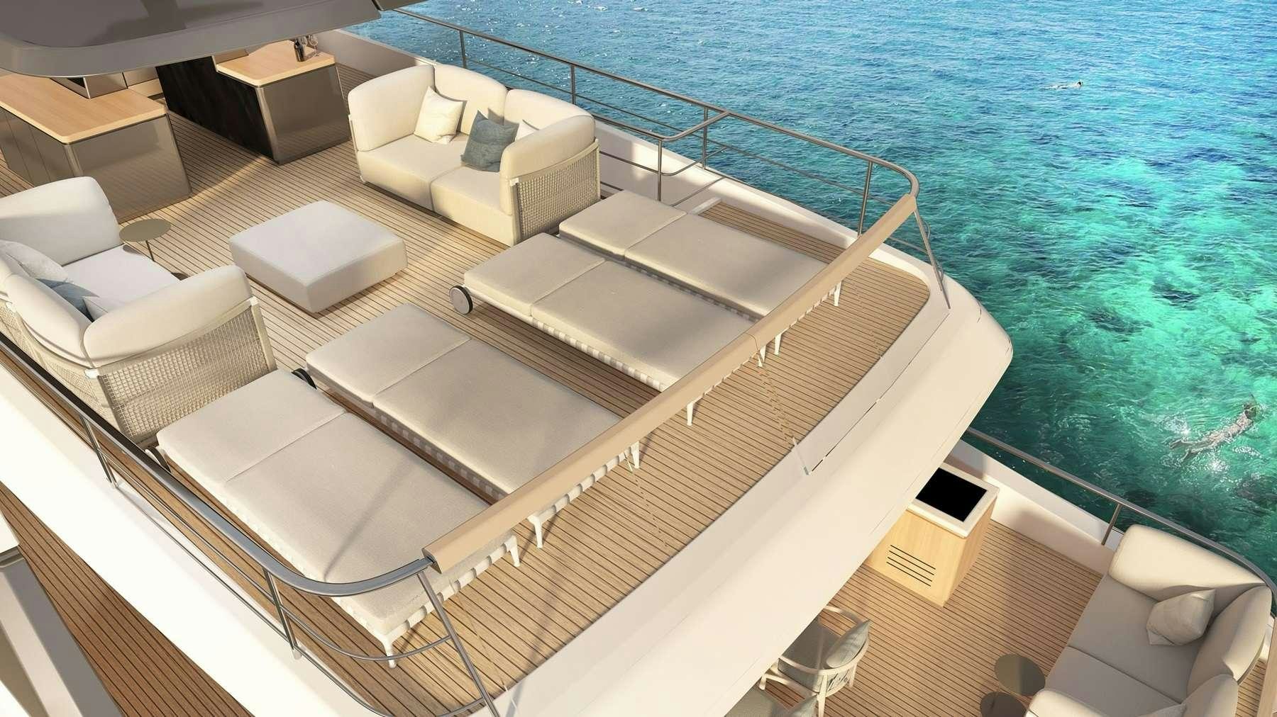 a boat on the water aboard UNIQUE S Yacht for Charter