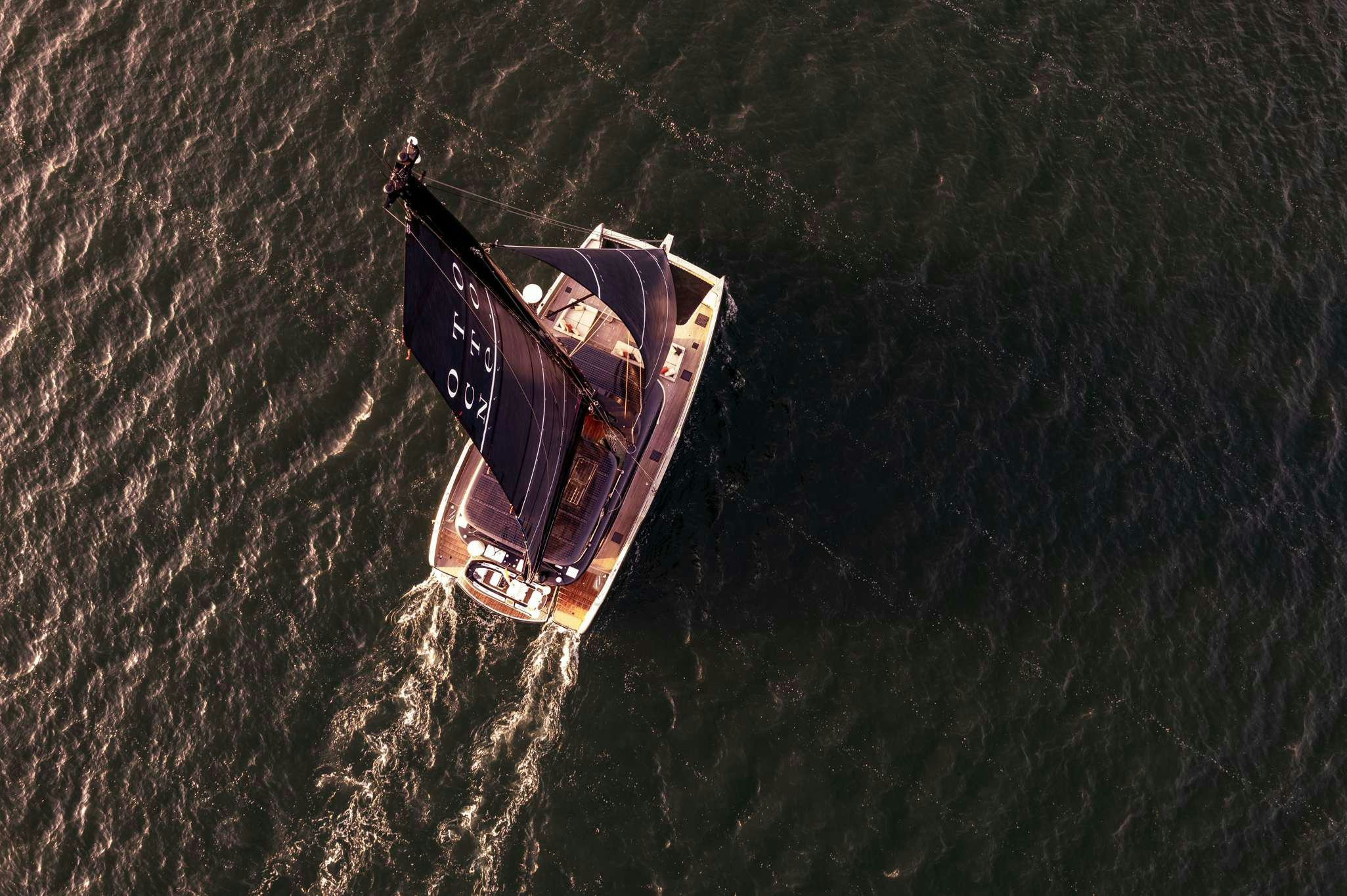 a boat in the water aboard OTOCTONE Yacht for Charter