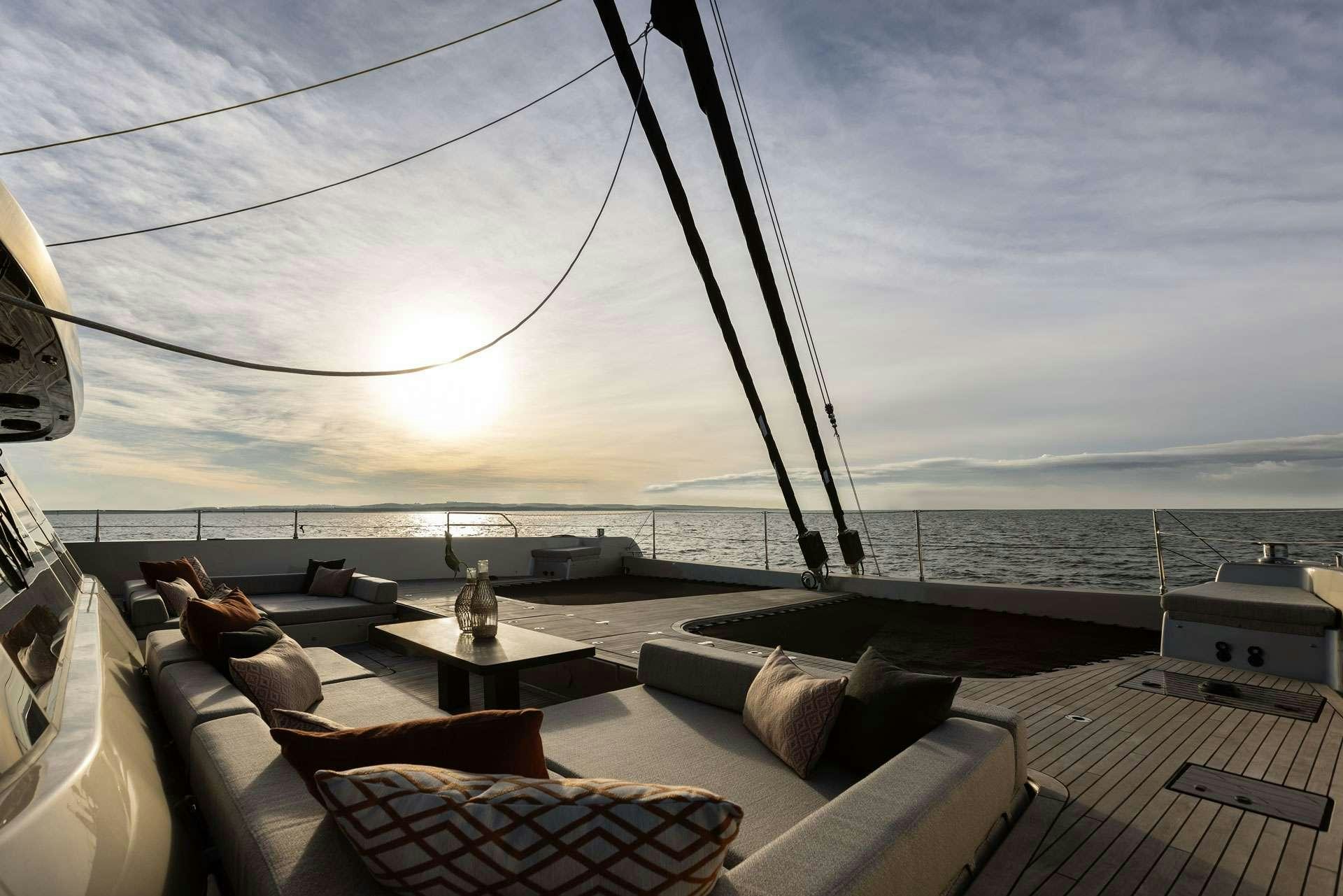 a boat on the water aboard OTOCTONE Yacht for Charter