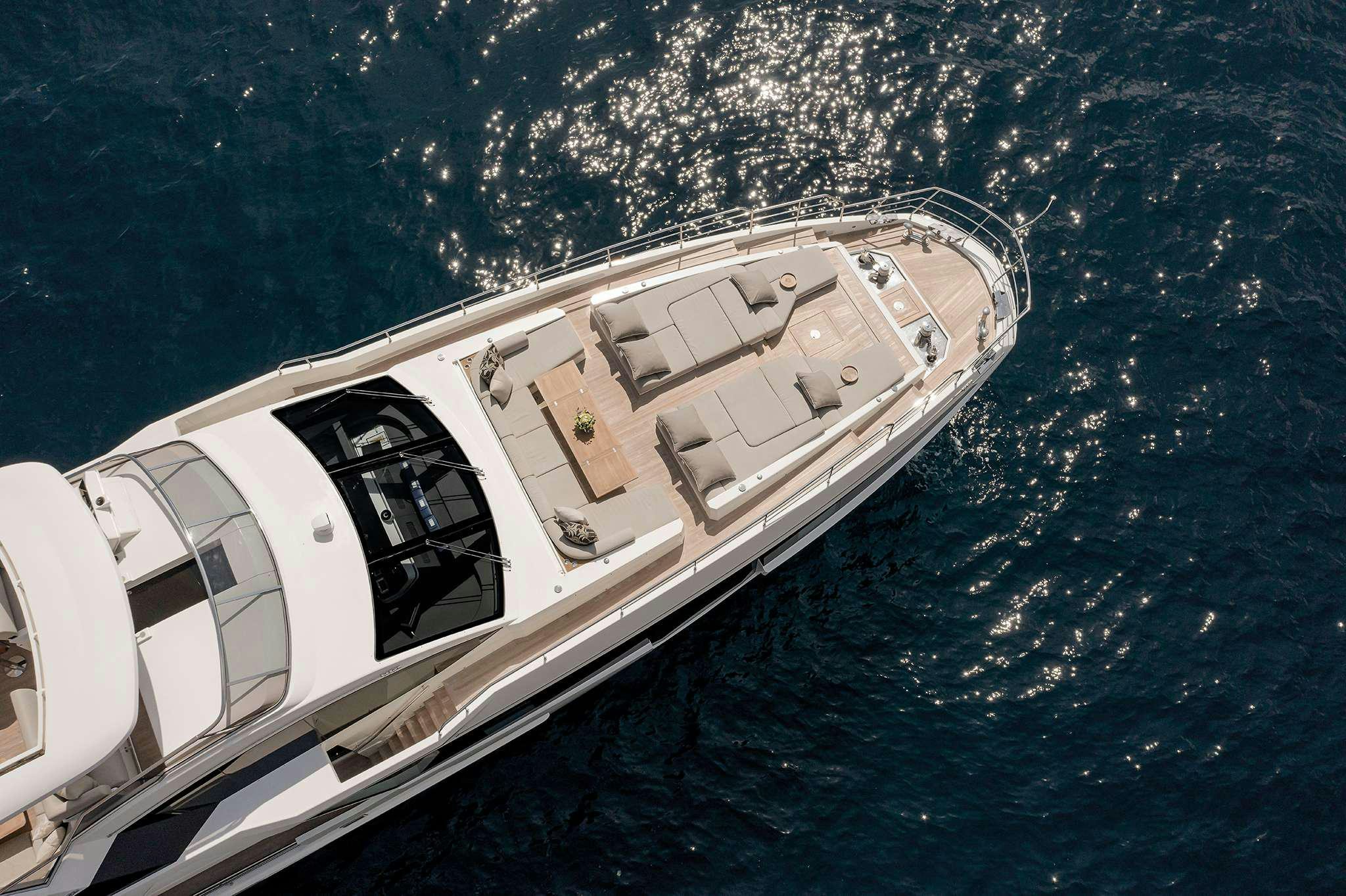 a ship in the water aboard NEMESIS Yacht for Charter