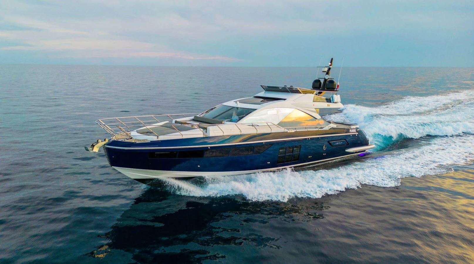 a boat on the water aboard AZIMUT S7 - MUDITA Yacht for Charter