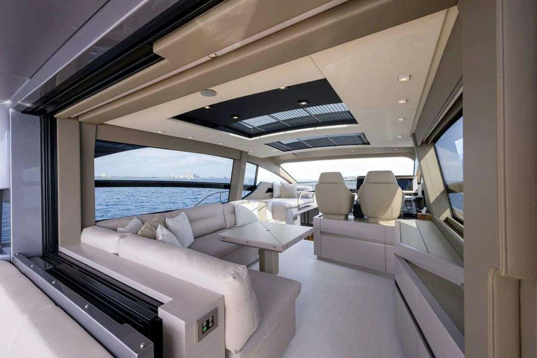 a room with a view of the ocean aboard AMICI Yacht for Charter