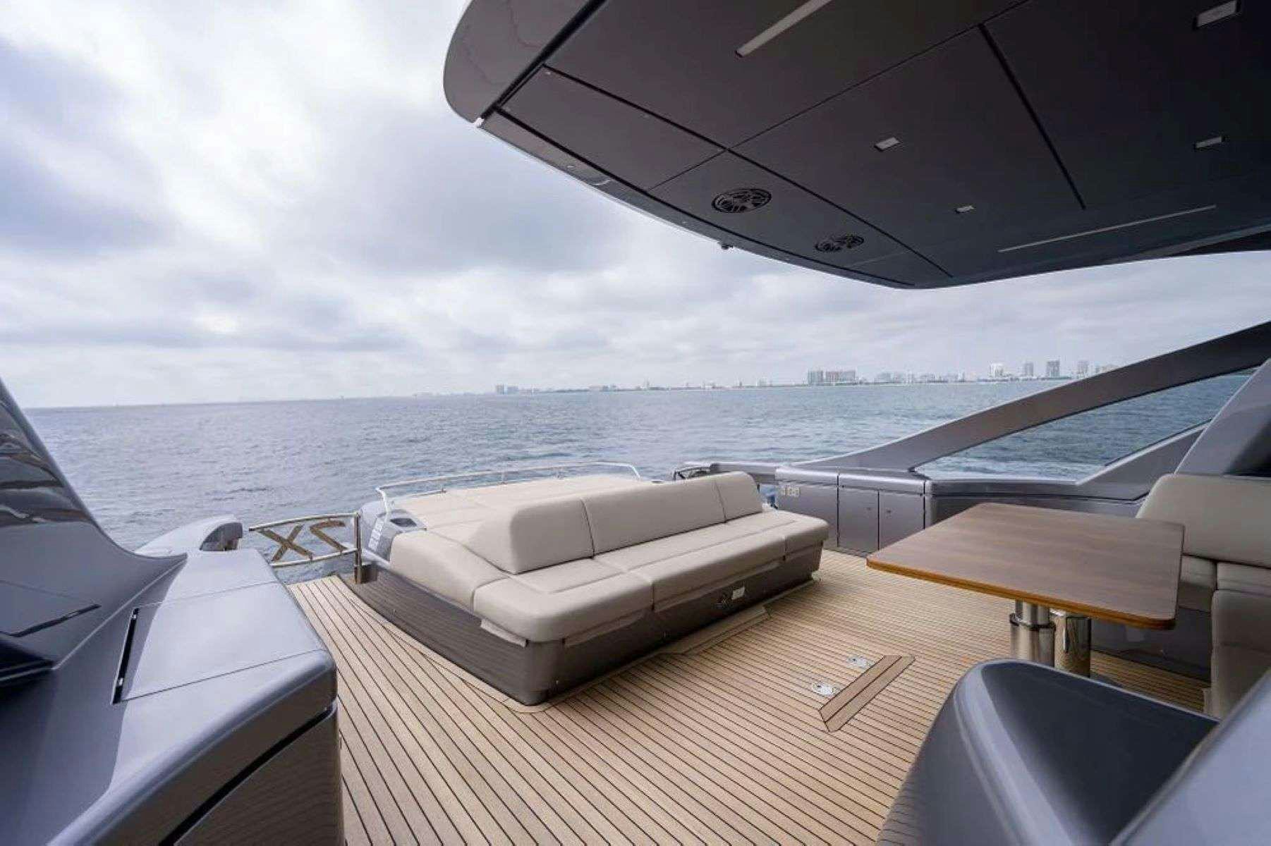 a boat on the water aboard AMICI Yacht for Charter
