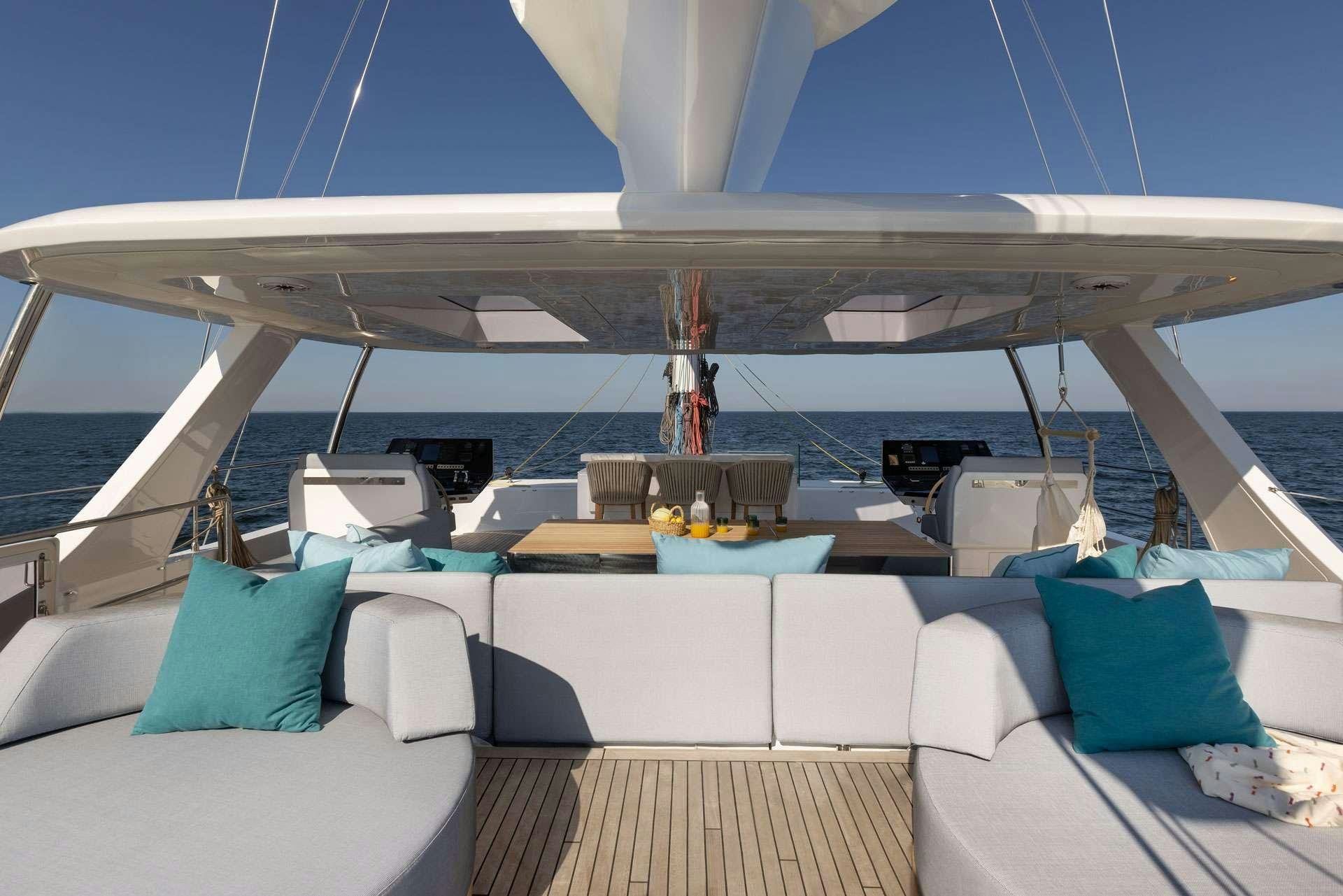 inside of a boat aboard MISCHIEVOUS Yacht for Charter