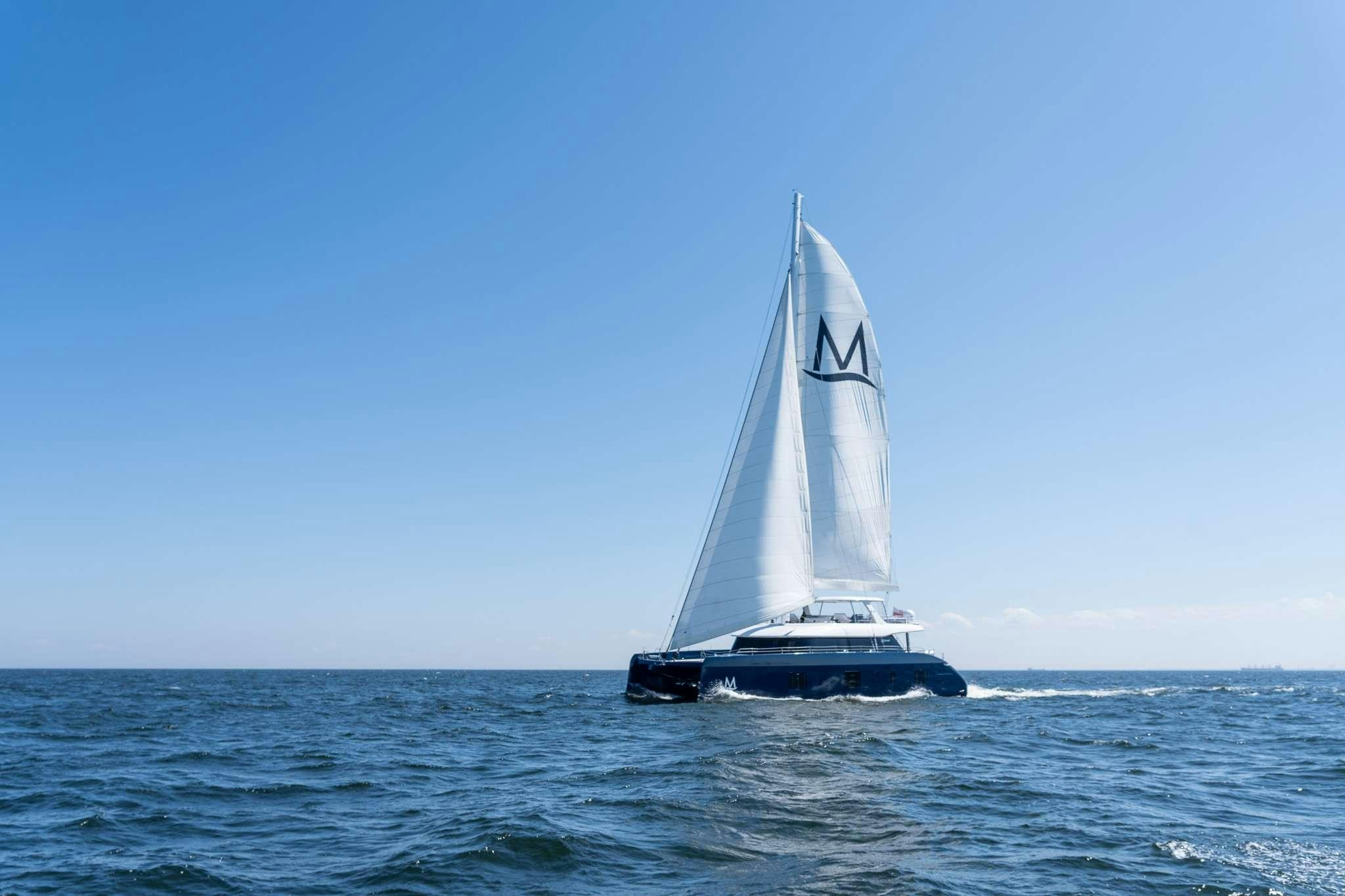 a sailboat on the water aboard MISCHIEVOUS Yacht for Charter